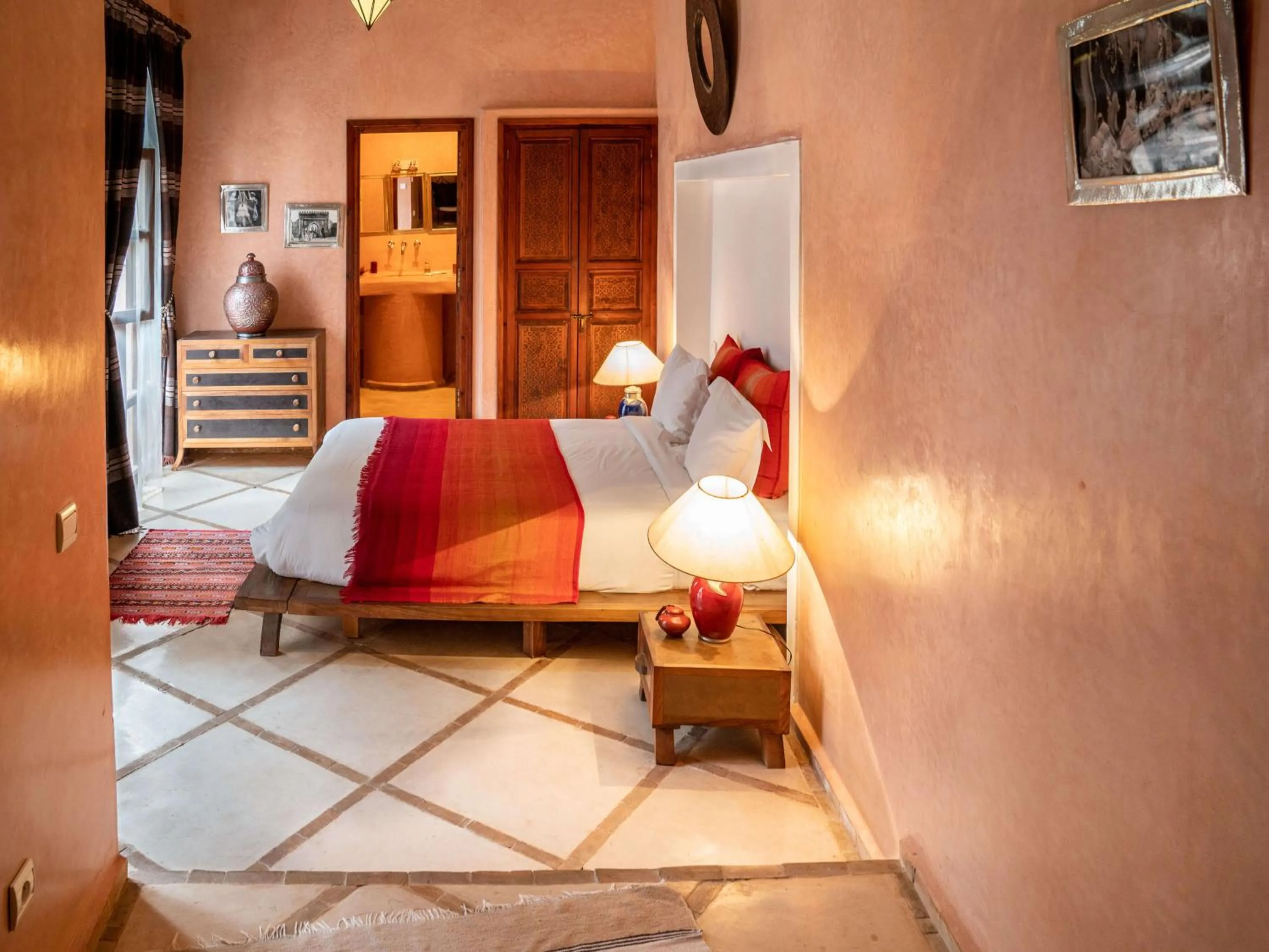 Bed in Riad Selouane