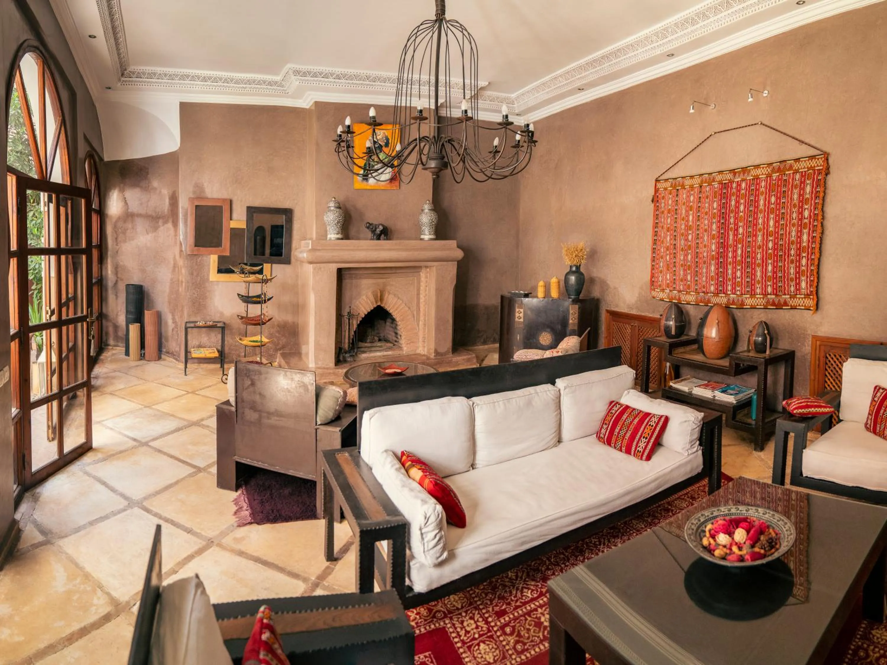 Living room in Riad Selouane