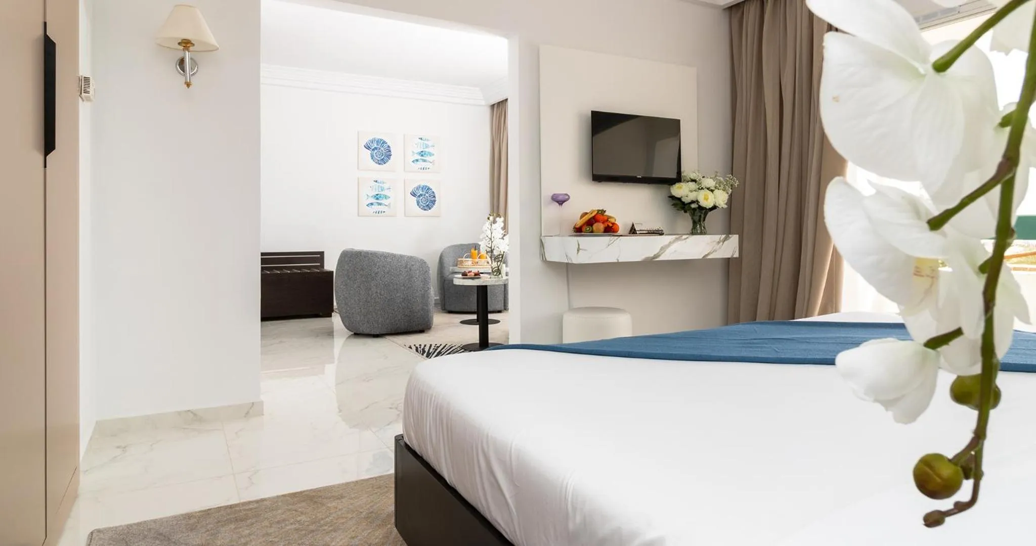 Bedroom, Bed in El Mouradi Palace- Couple et Famille uniquement