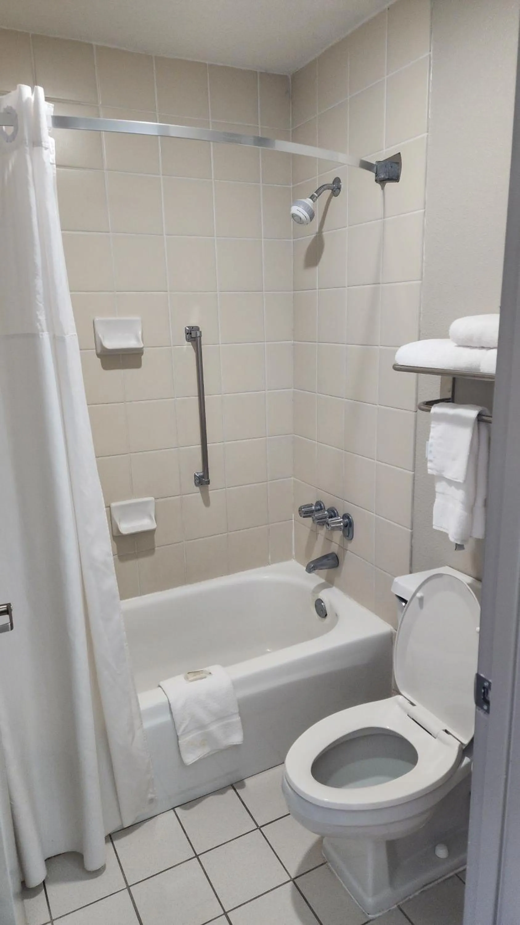 Shower in Days Inn by Wyndham Seguin TX