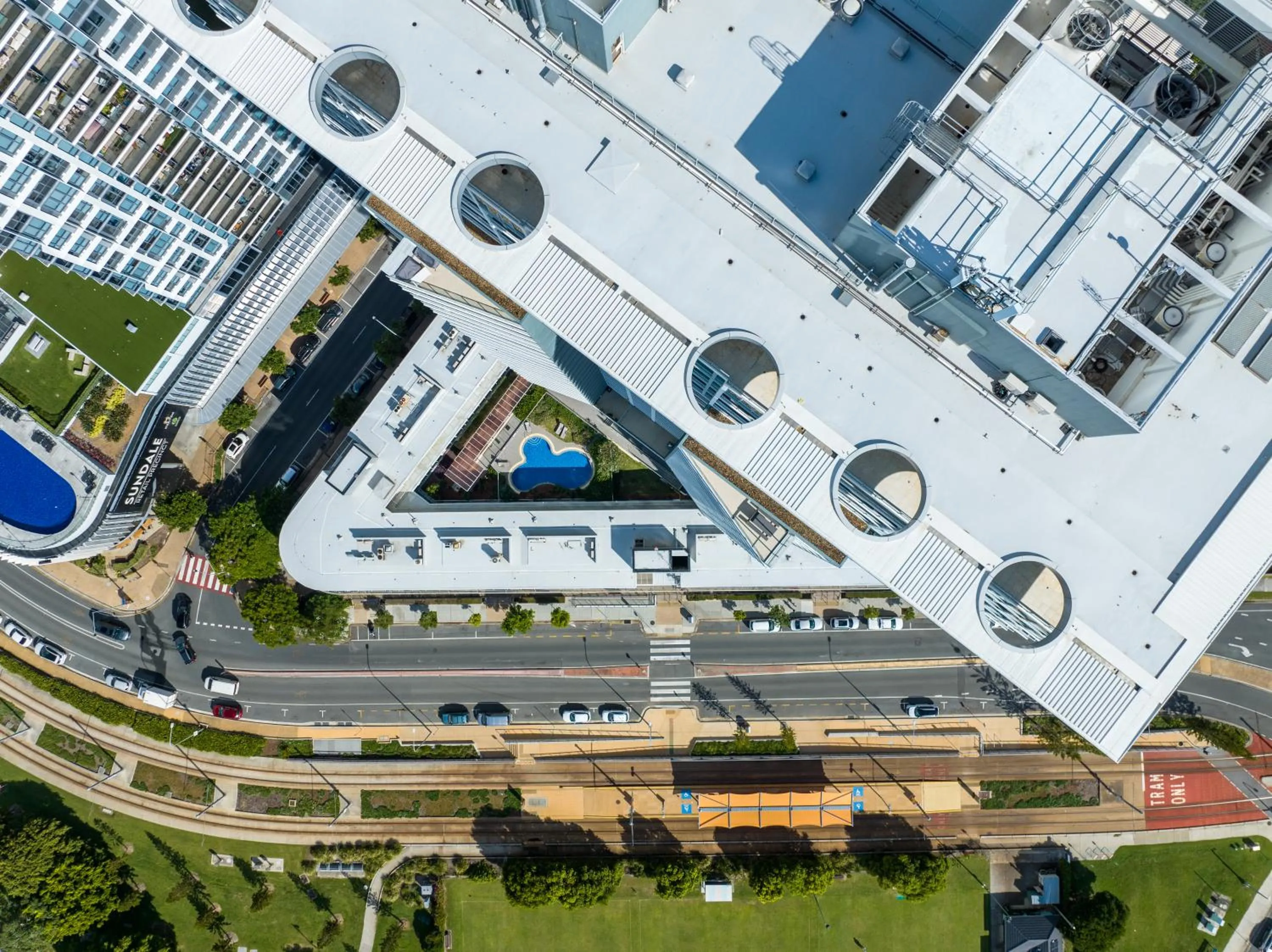 Bird's eye view in Brighton Shores