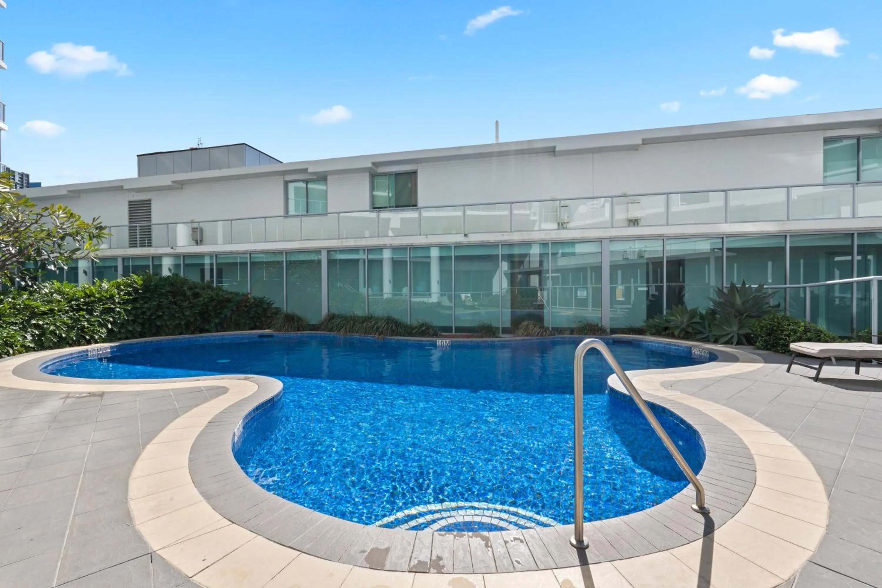Pool view in Brighton Shores