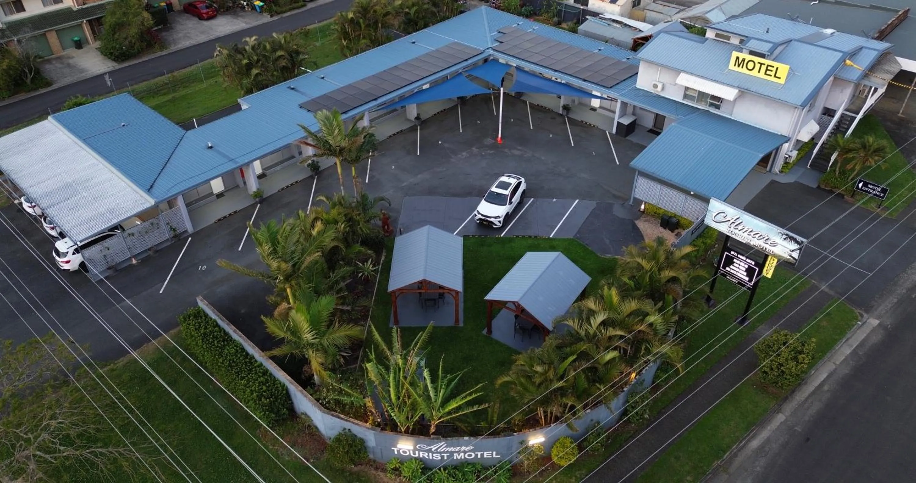 Bird's eye view in Almare Tourist Motel