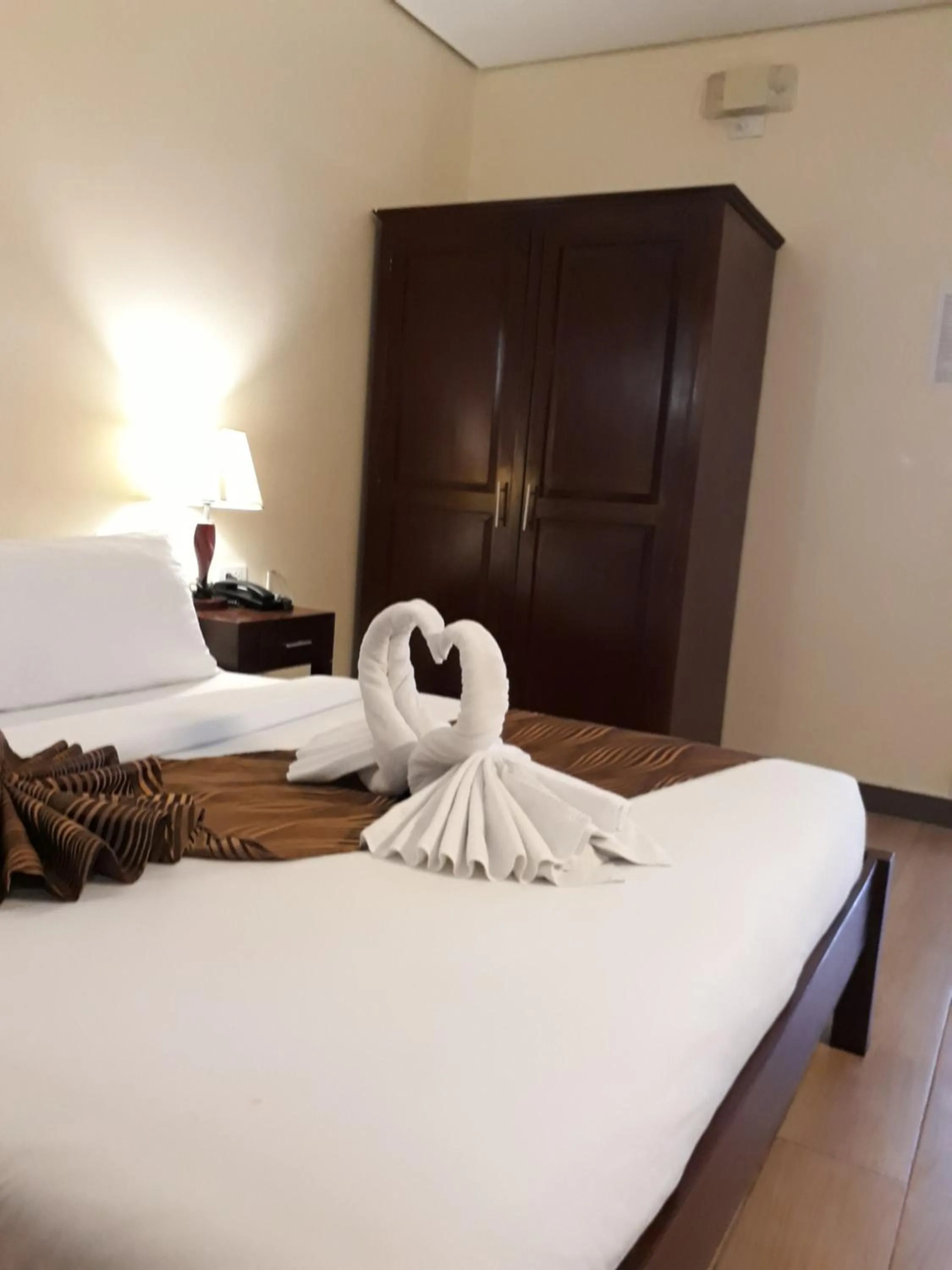 Bed in Sea Garden Resort Iloilo