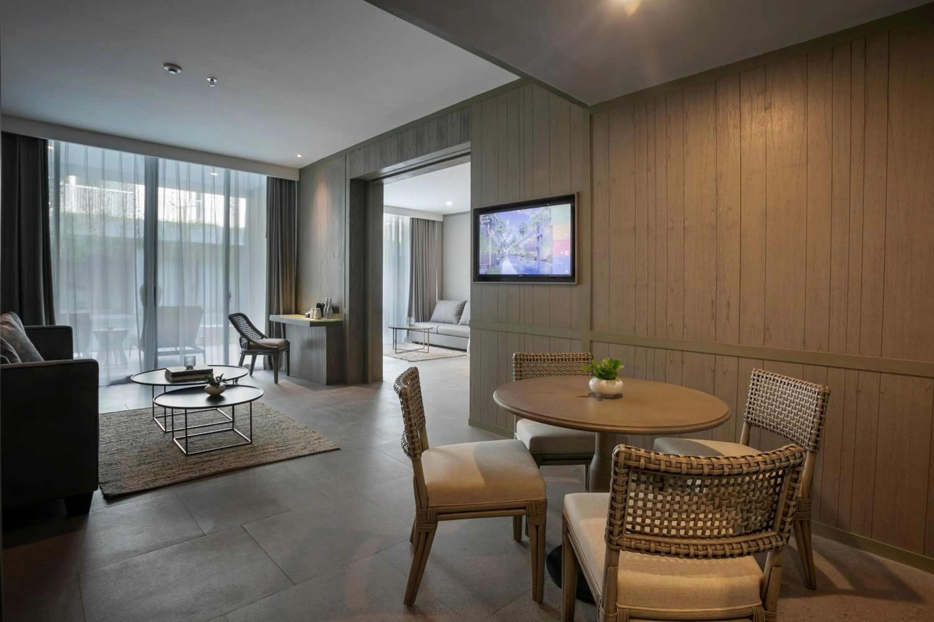 Living room in Kanvaz Village Resort Seminyak