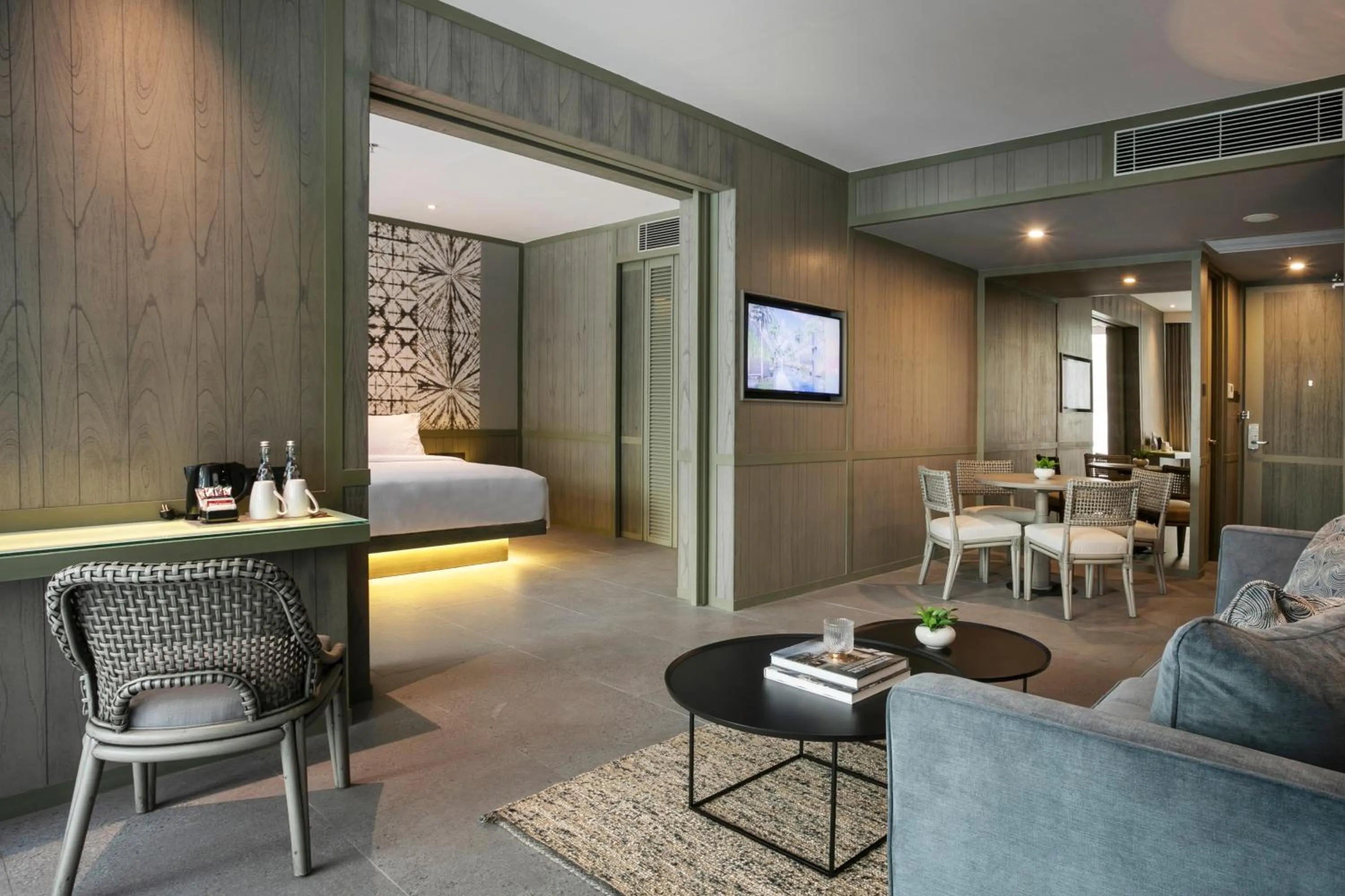 Living room, Bed in Kanvaz Village Resort Seminyak