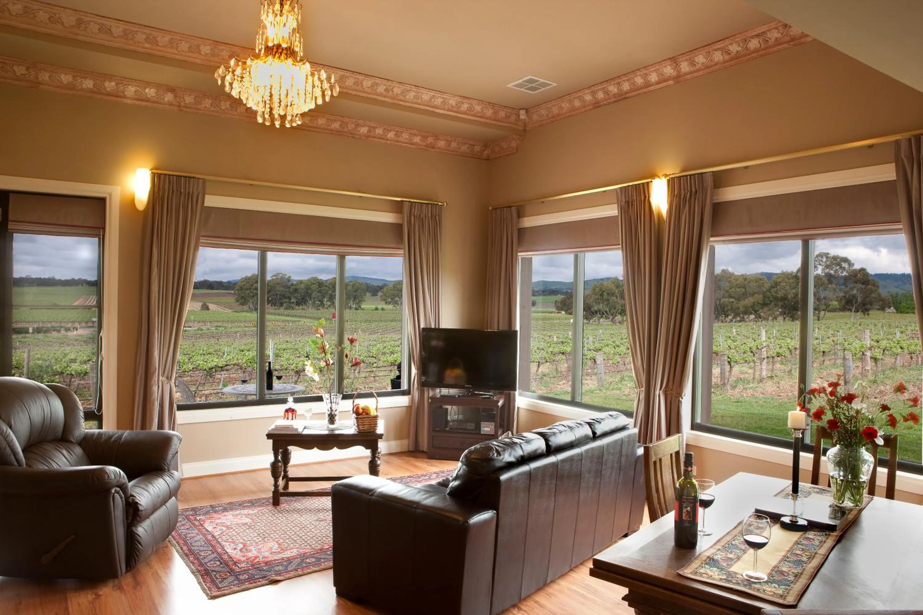 Living room in Barossa Shiraz Estate