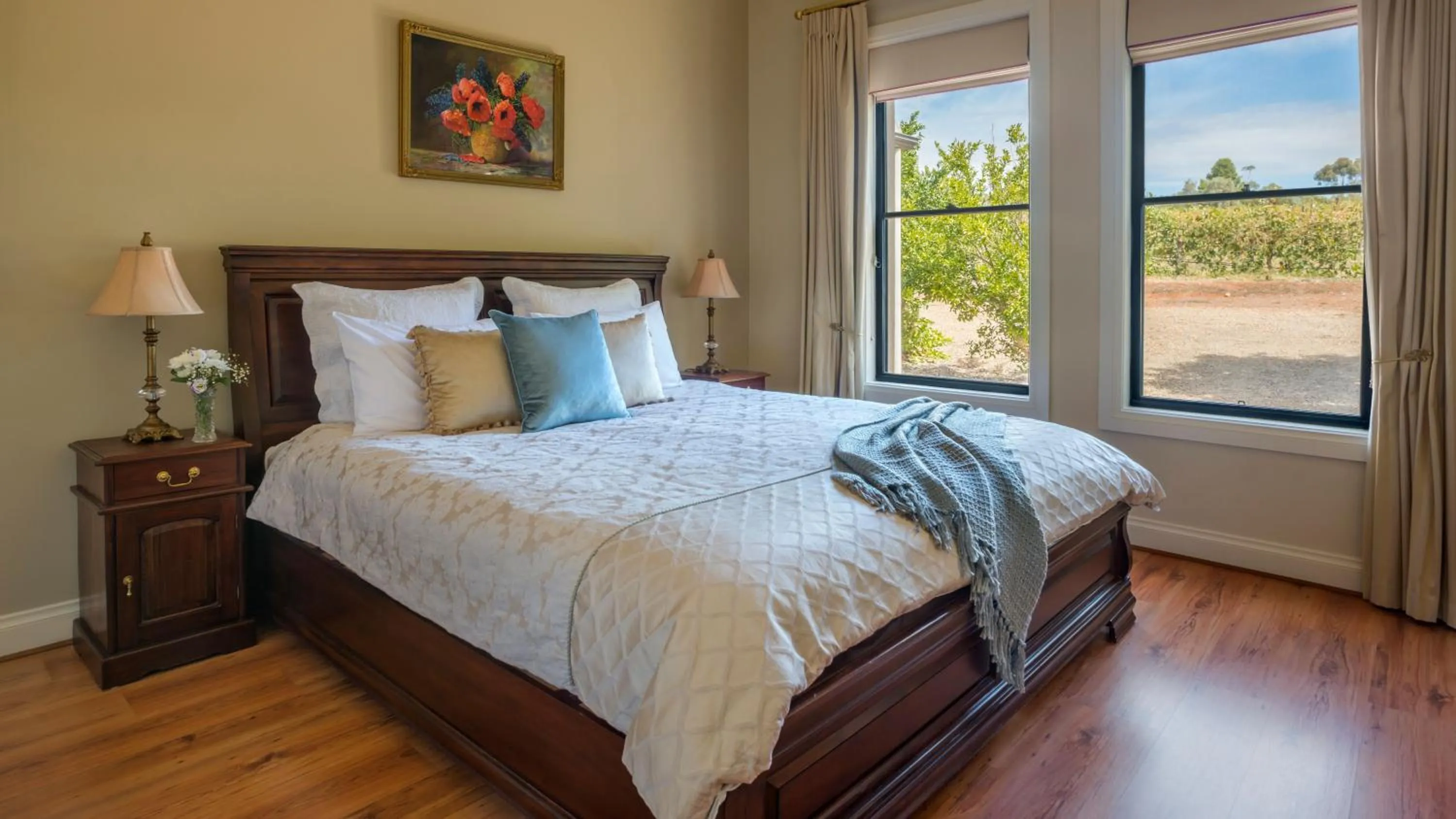 Bedroom, Bed in Barossa Shiraz Estate