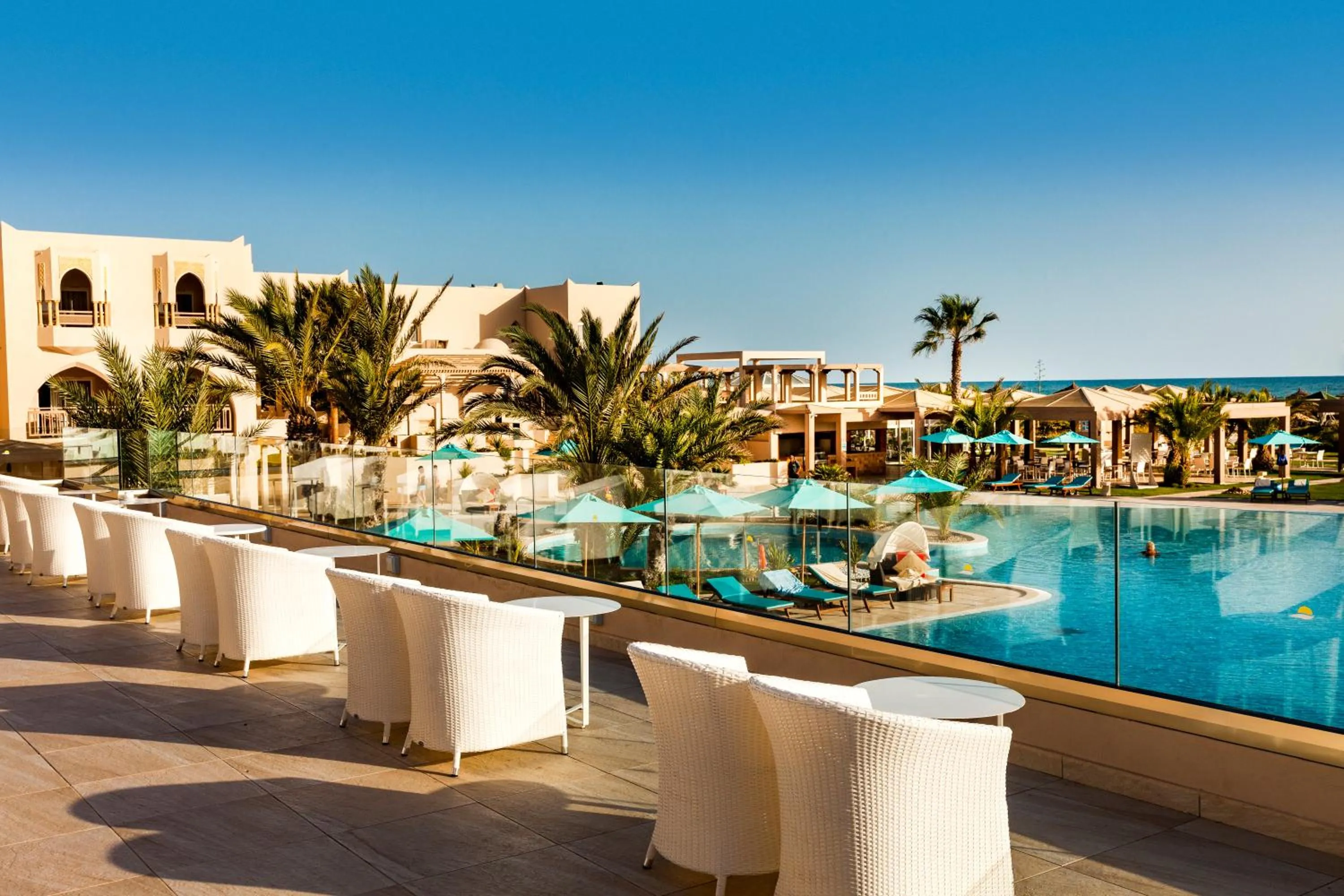Balcony/Terrace in TUI BLUE Palm Beach Palace Djerba - Adult Only