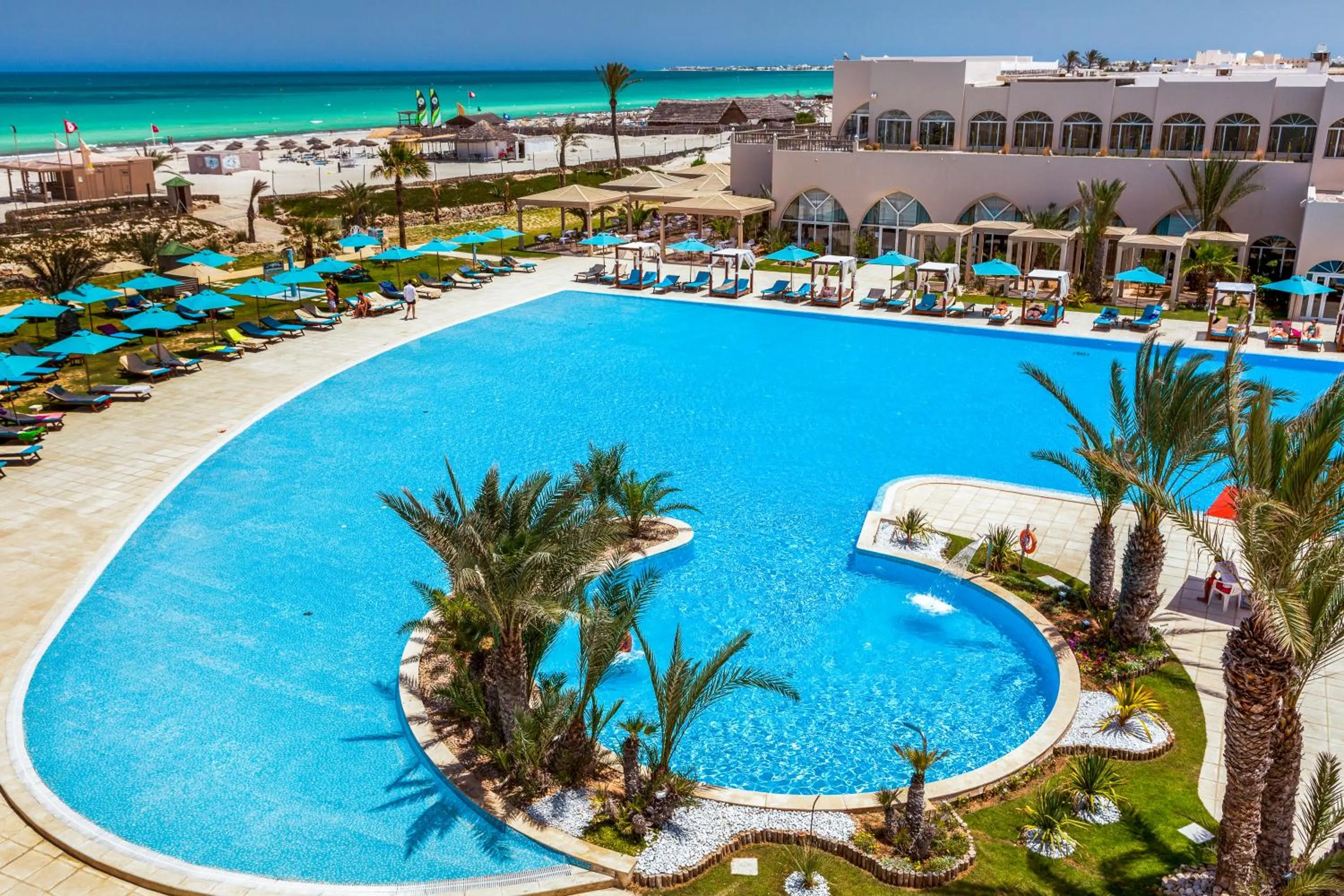 Pool view in TUI BLUE Palm Beach Palace Djerba - Adult Only