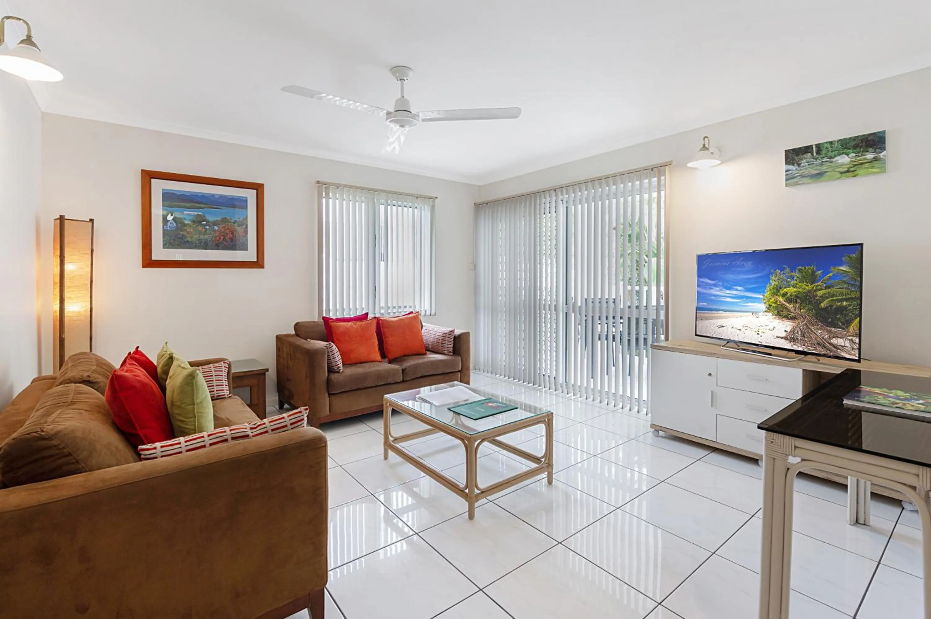 Living room in Outrigger Apartments Port Douglas