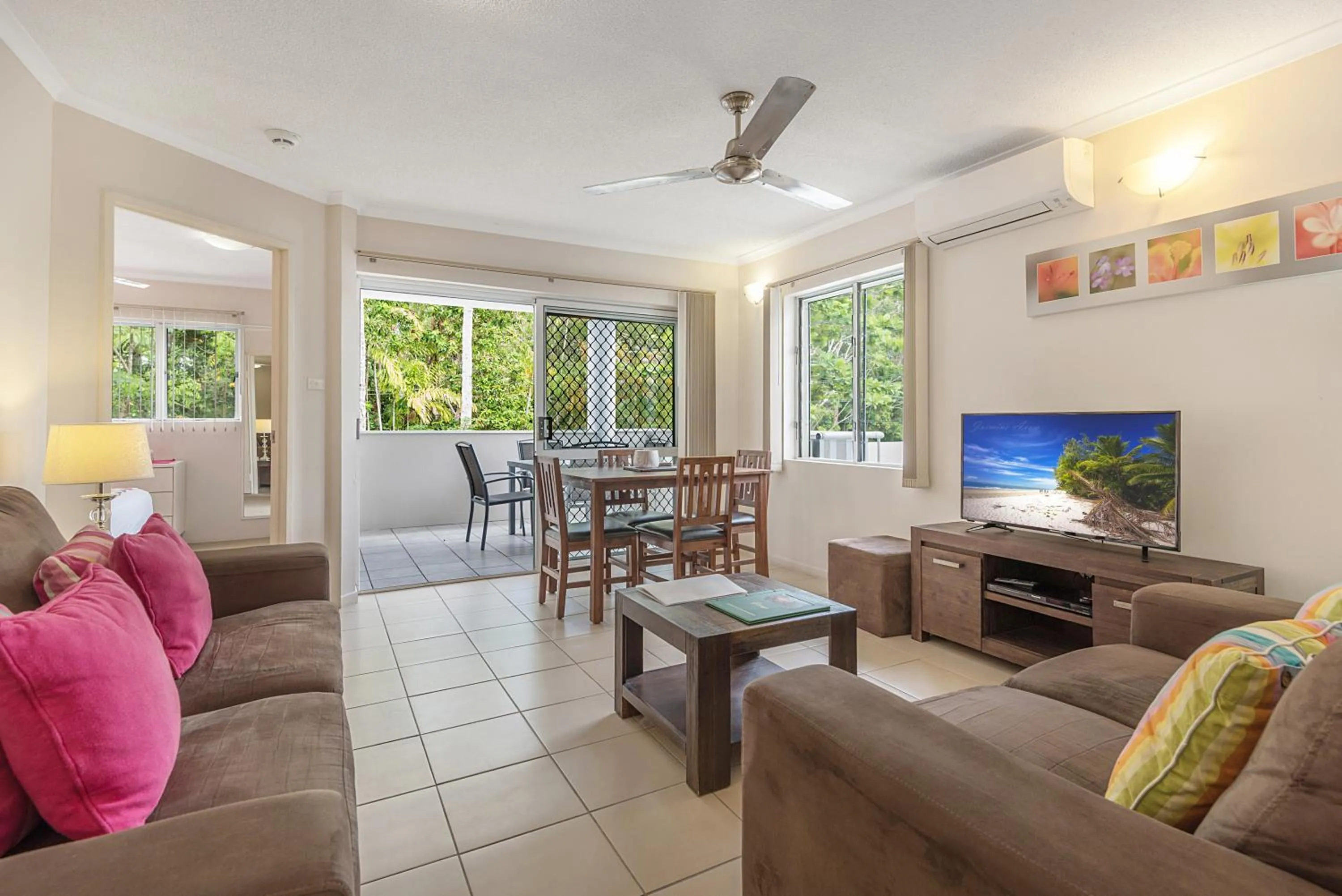 Living room in Outrigger Apartments Port Douglas