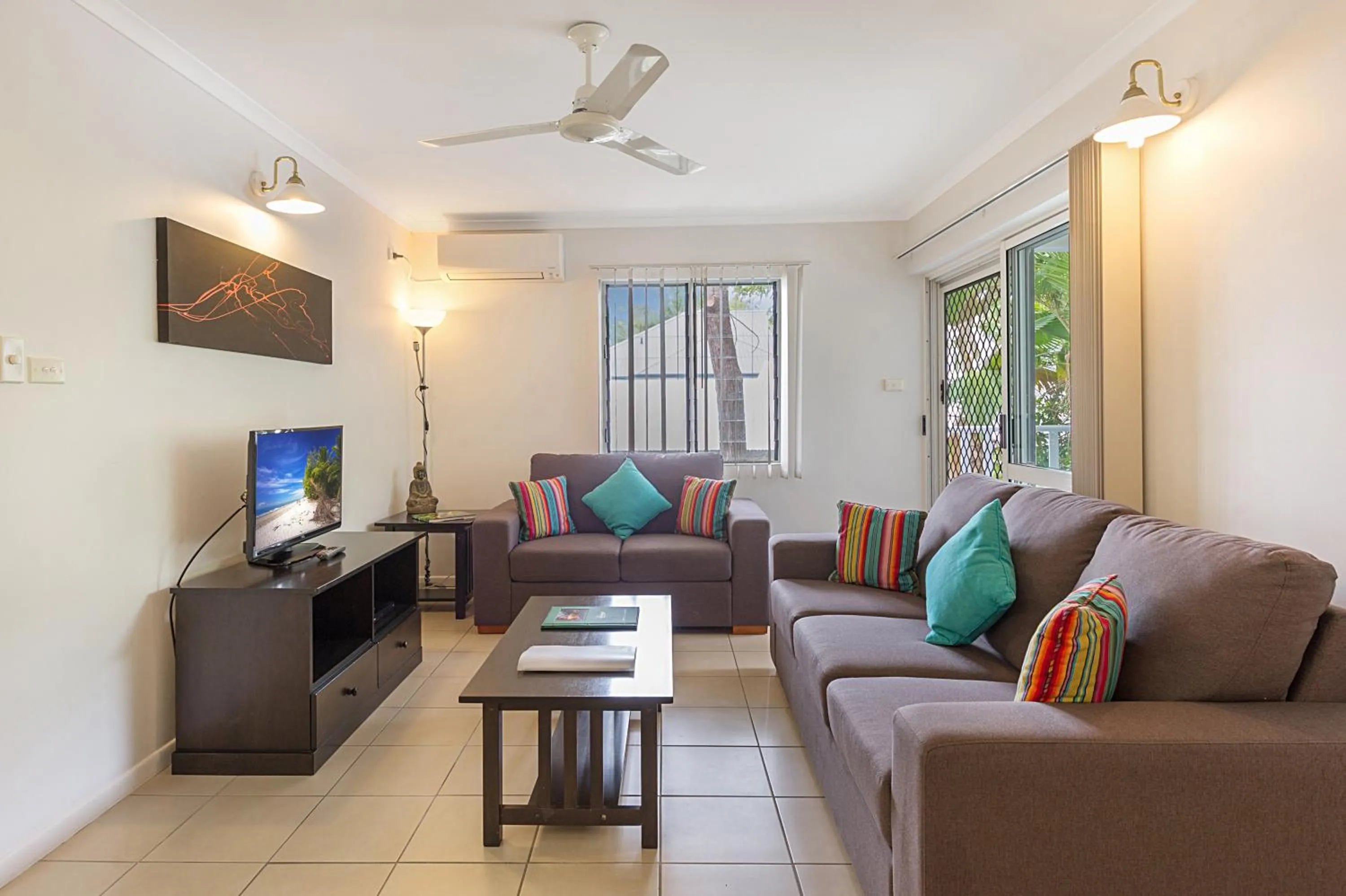 Living room in Outrigger Apartments Port Douglas