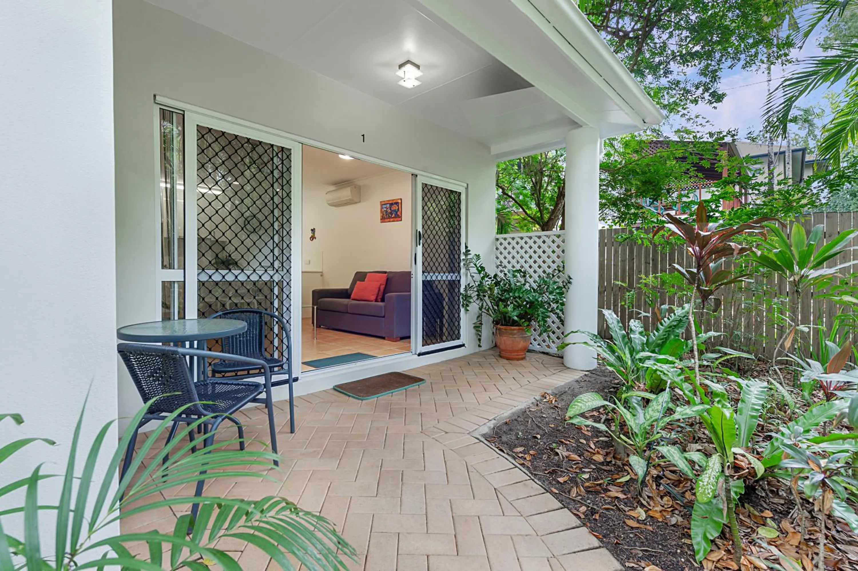 Patio in Outrigger Apartments Port Douglas