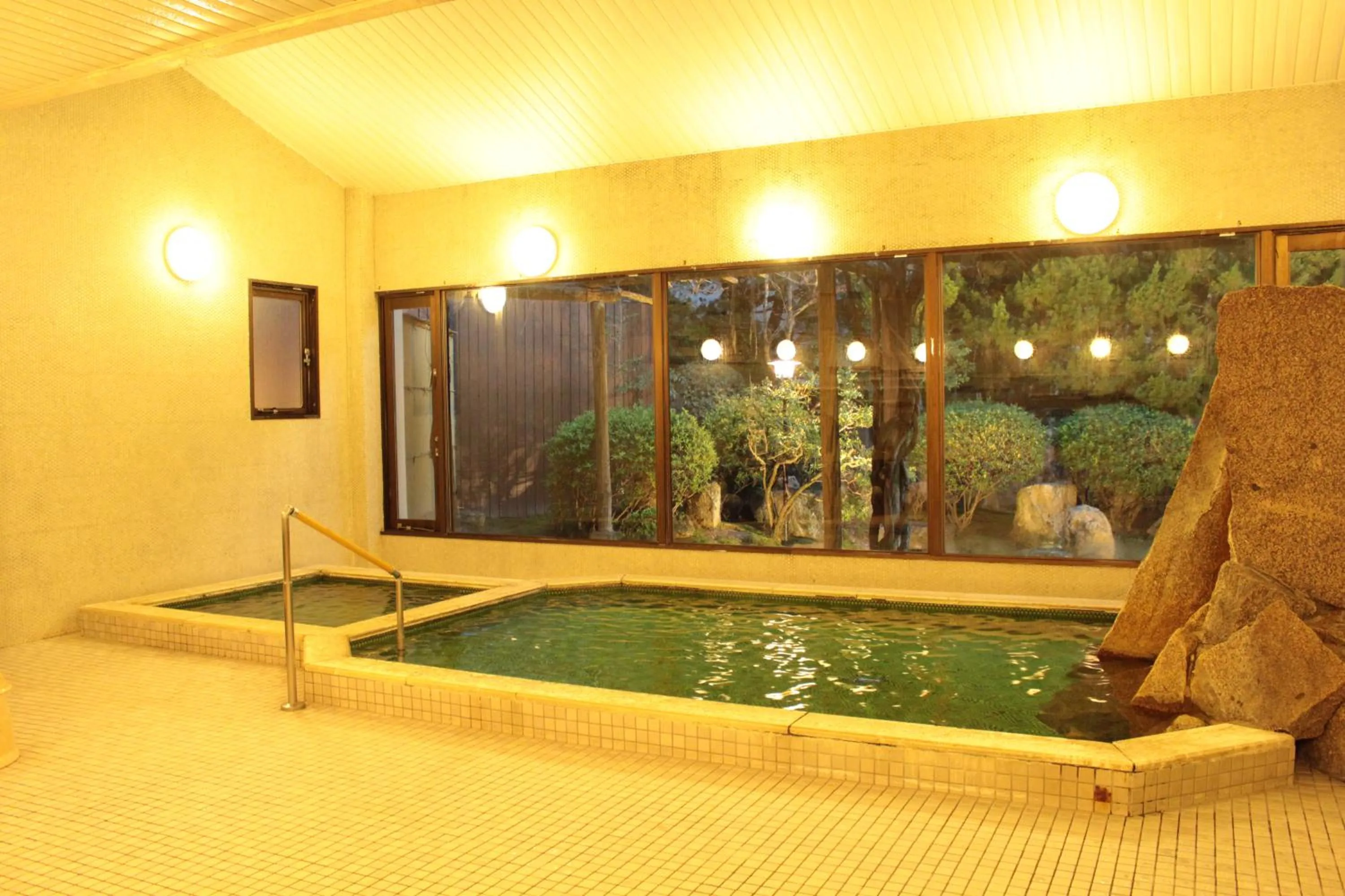 Public Bath in Miyajima Seaside Hotel