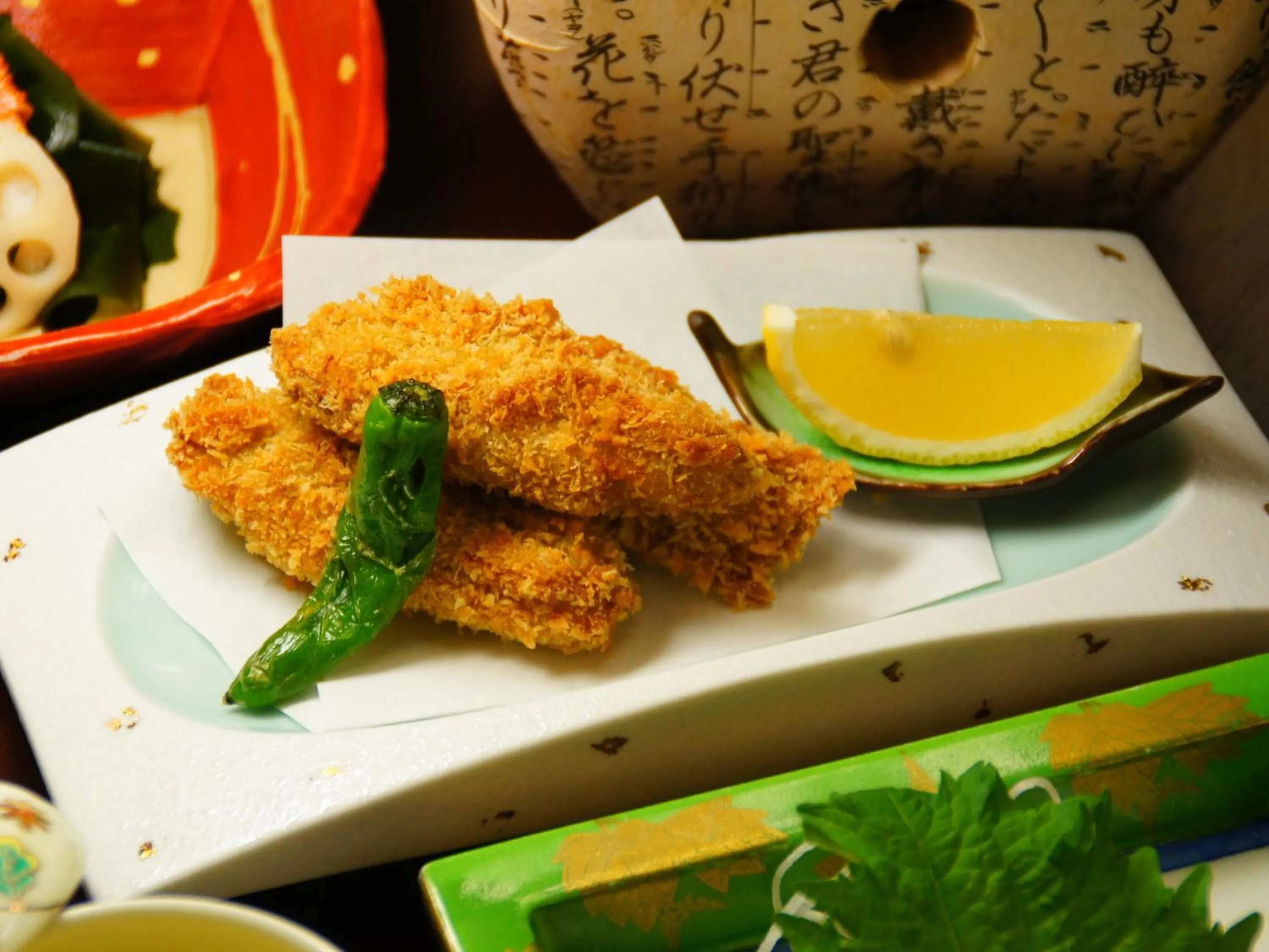 Food and drinks in Miyajima Seaside Hotel