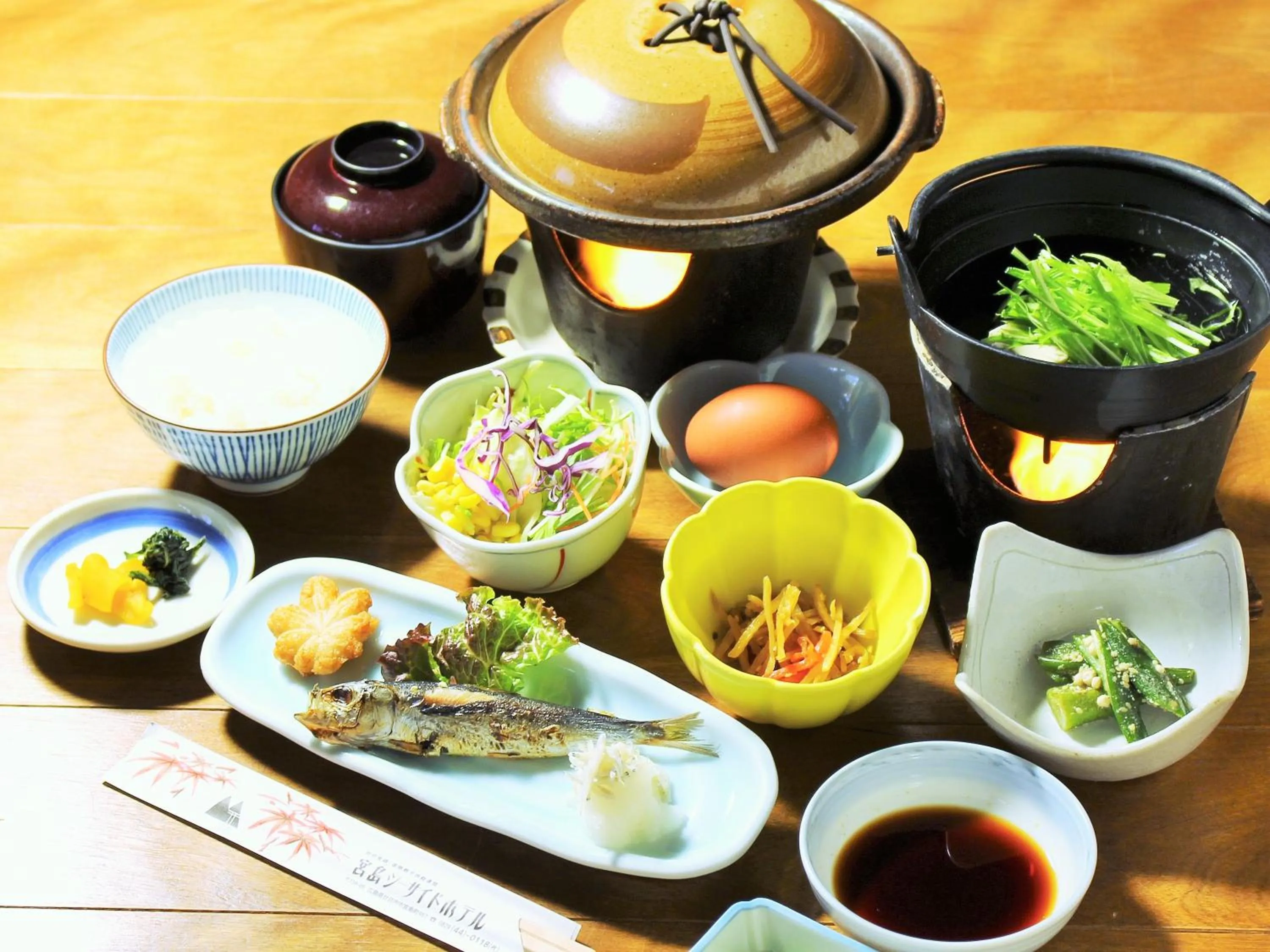 Food in Miyajima Seaside Hotel