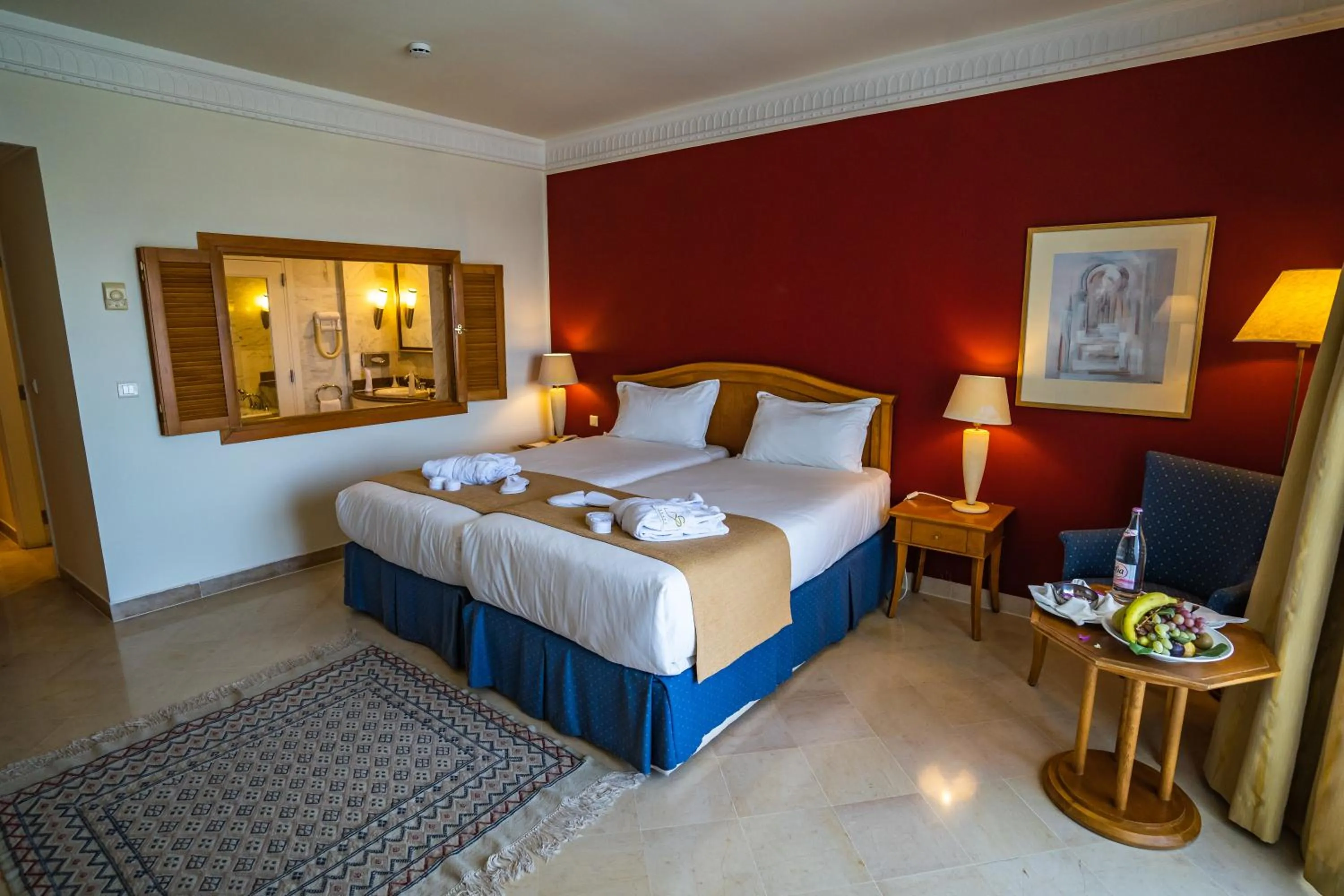 Bed in Vincci Saphir Palace & Spa