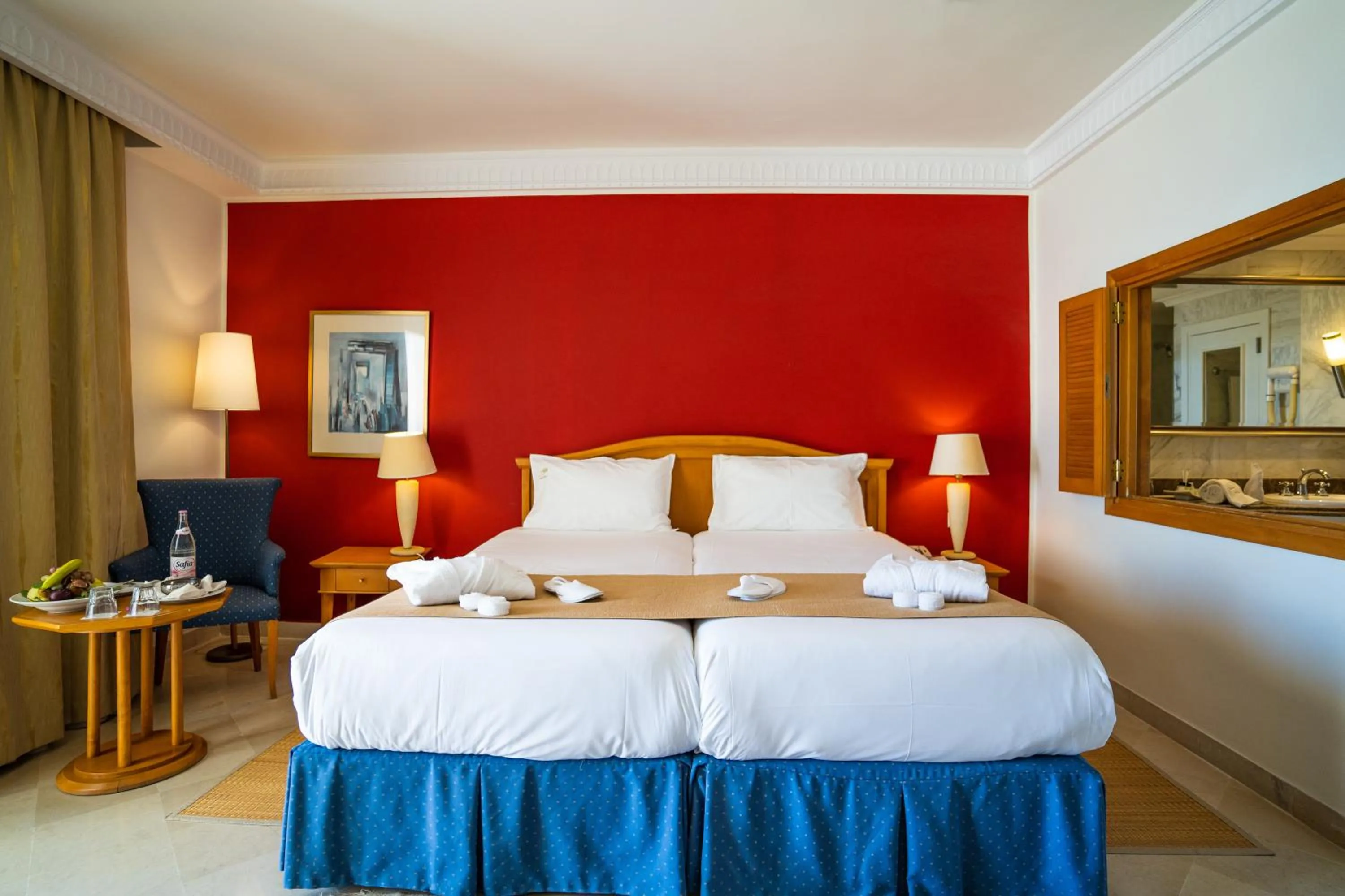 Bed in Vincci Saphir Palace & Spa