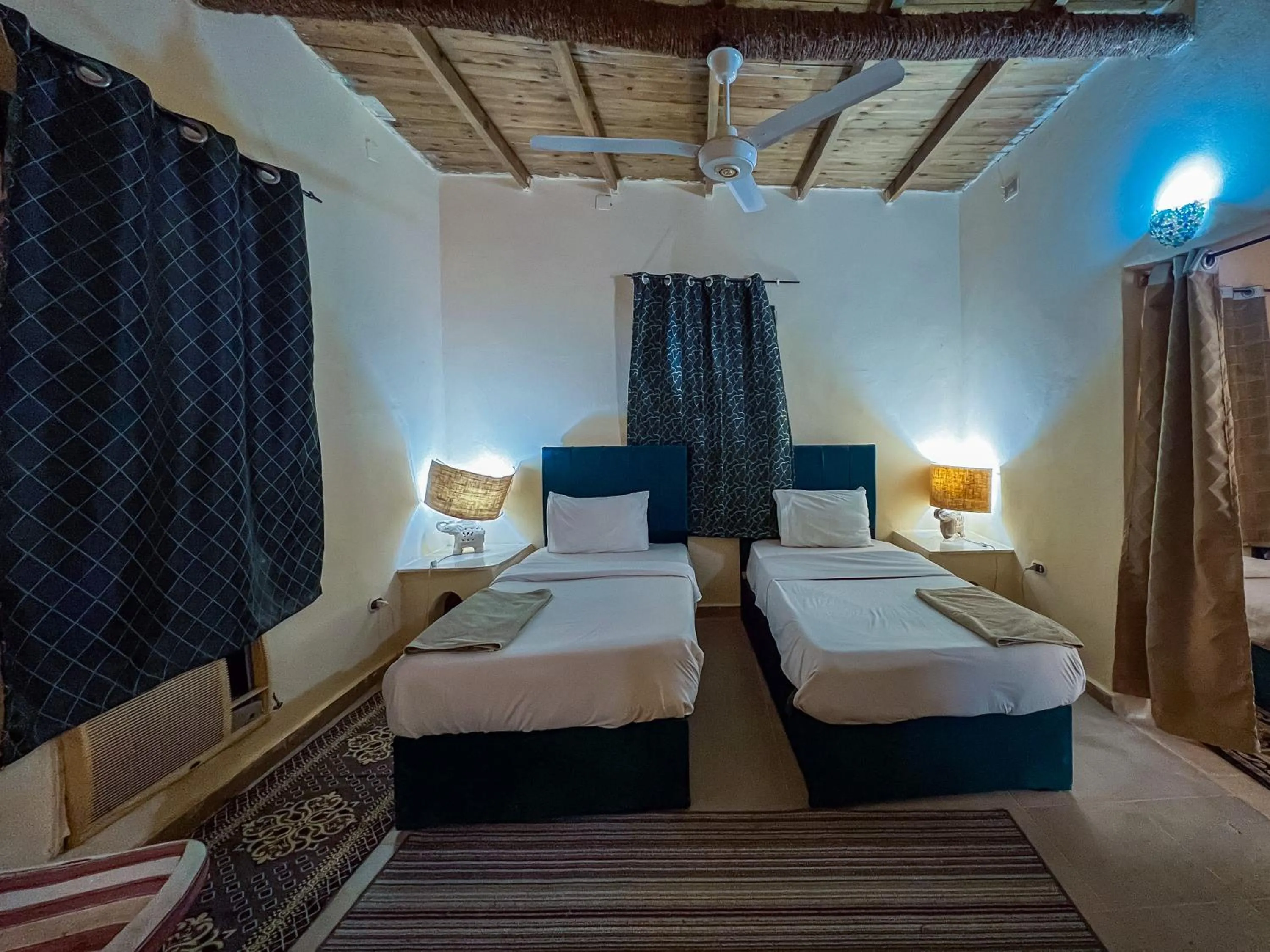 Bed in Siwa Shali Resort