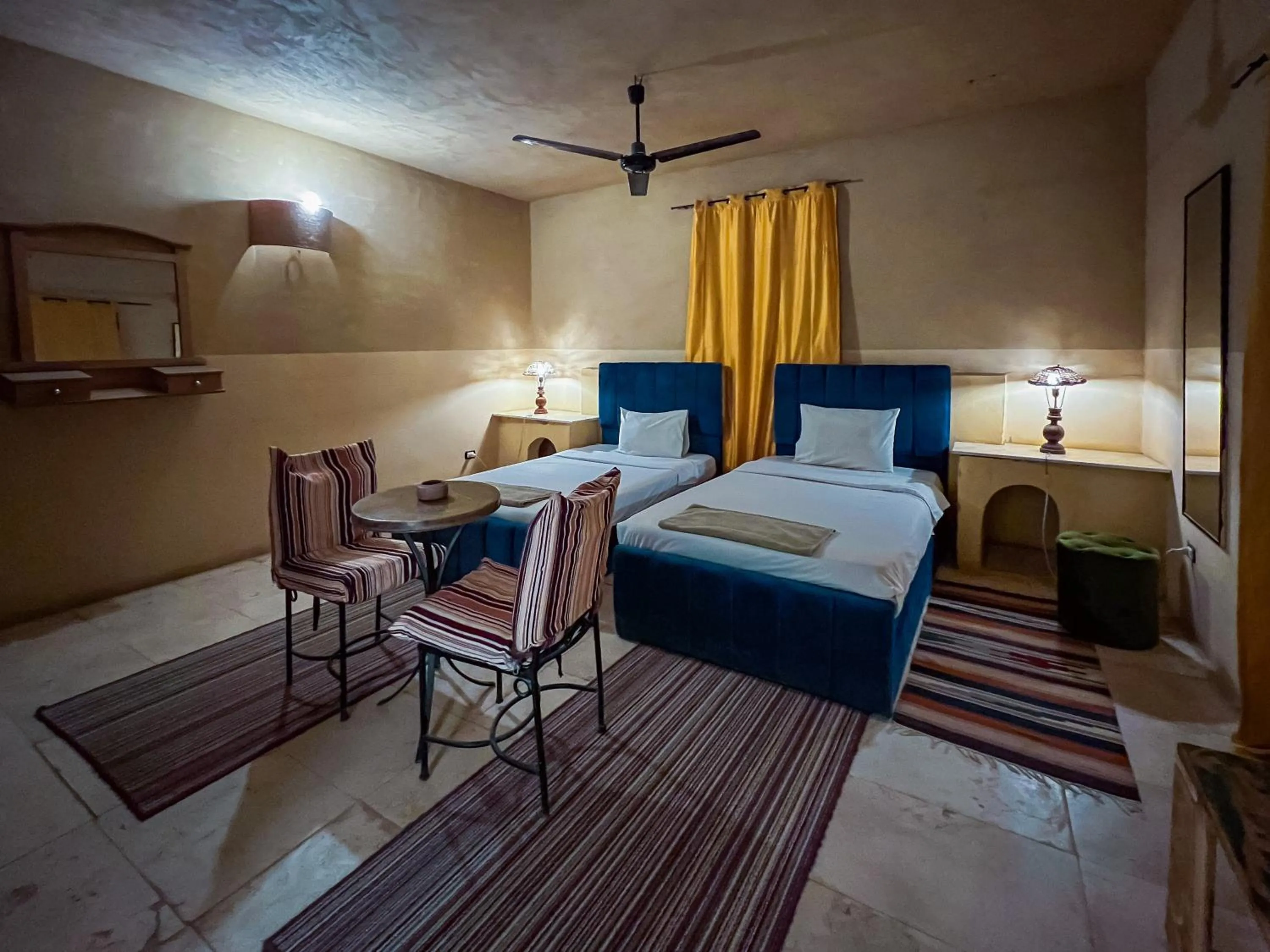 Bed in Siwa Shali Resort