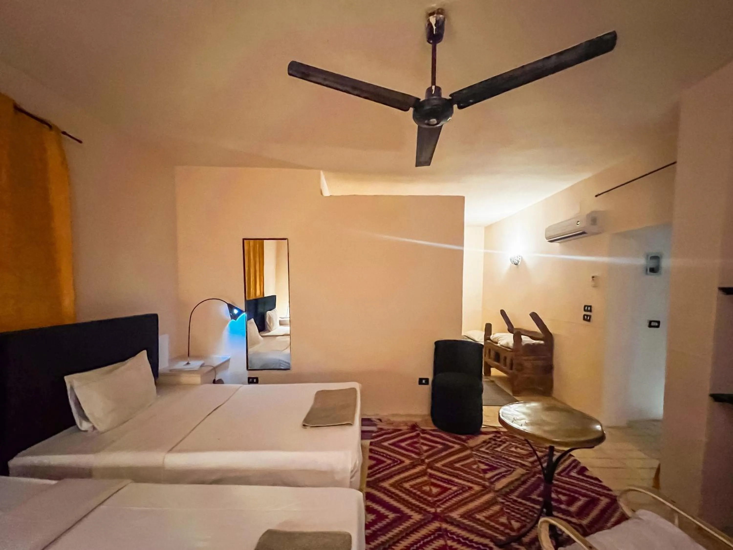 Bed in Siwa Shali Resort