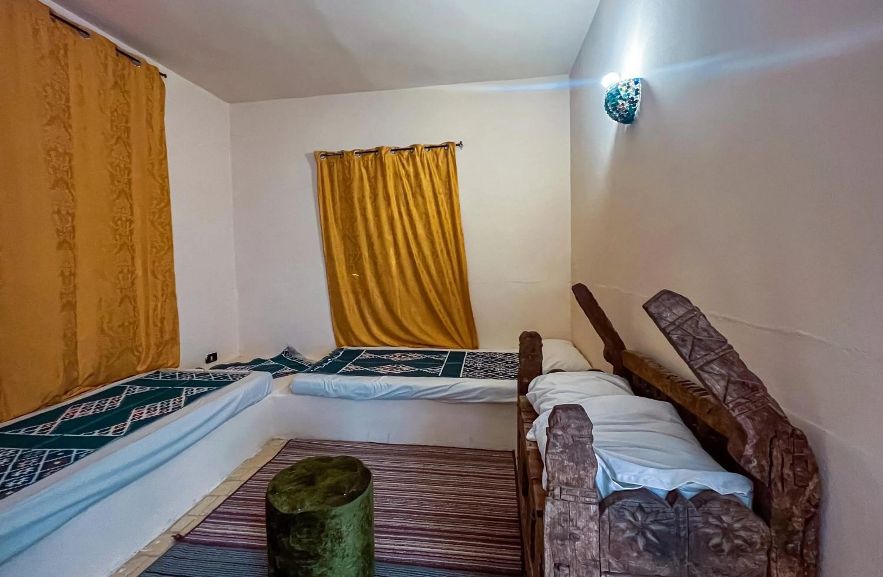 Bed in Siwa Shali Resort