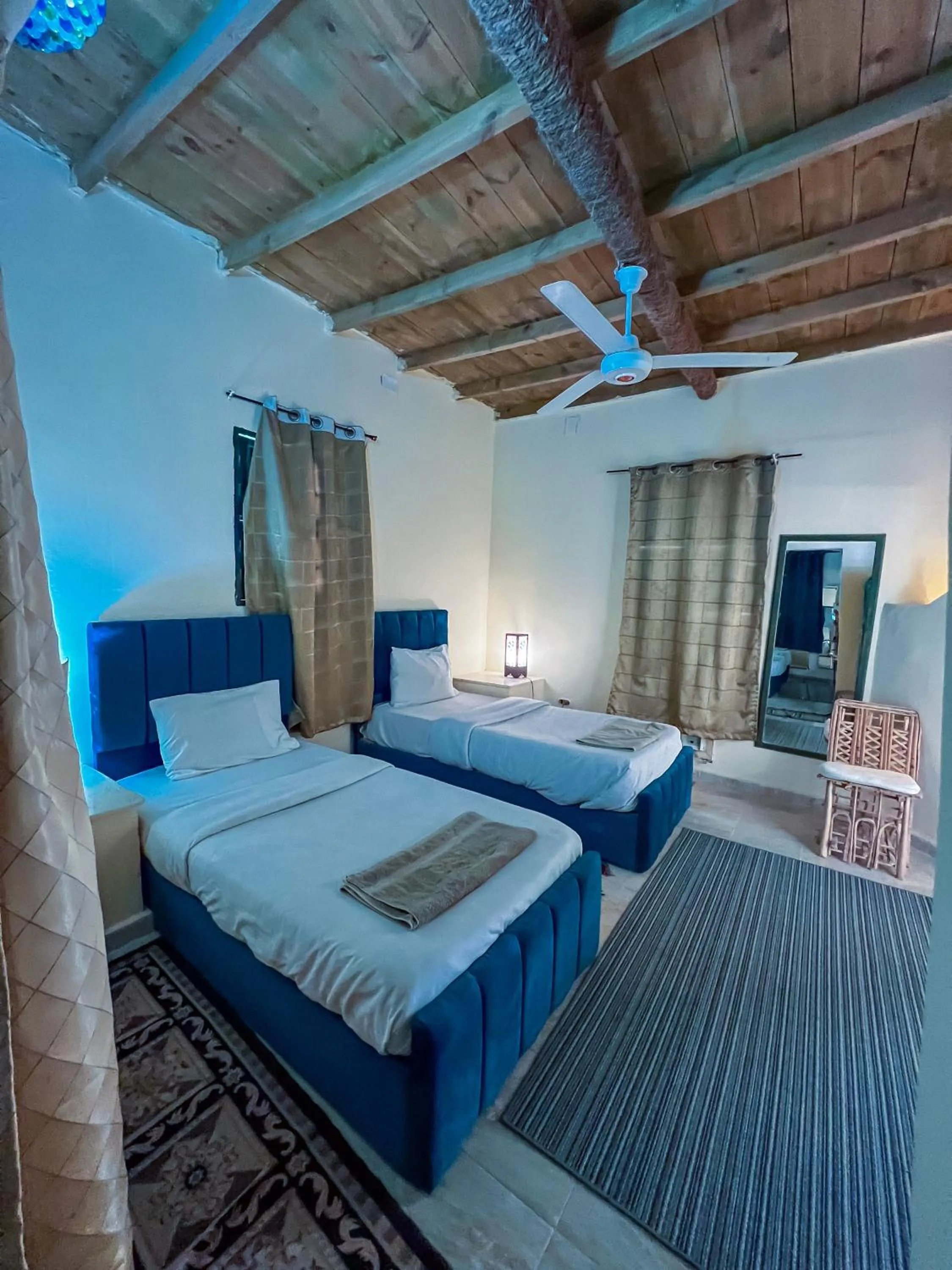 Bed in Siwa Shali Resort