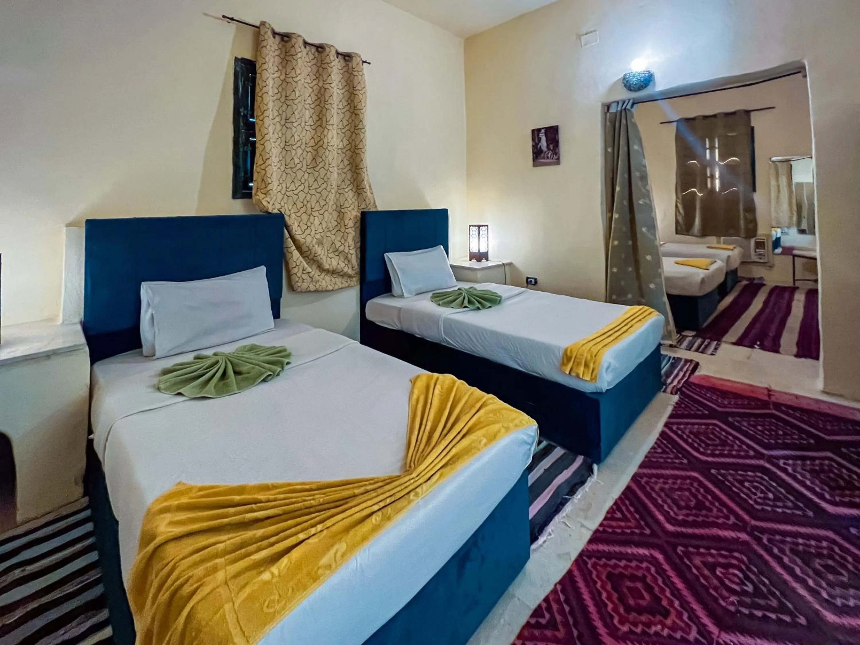 Bed in Siwa Shali Resort