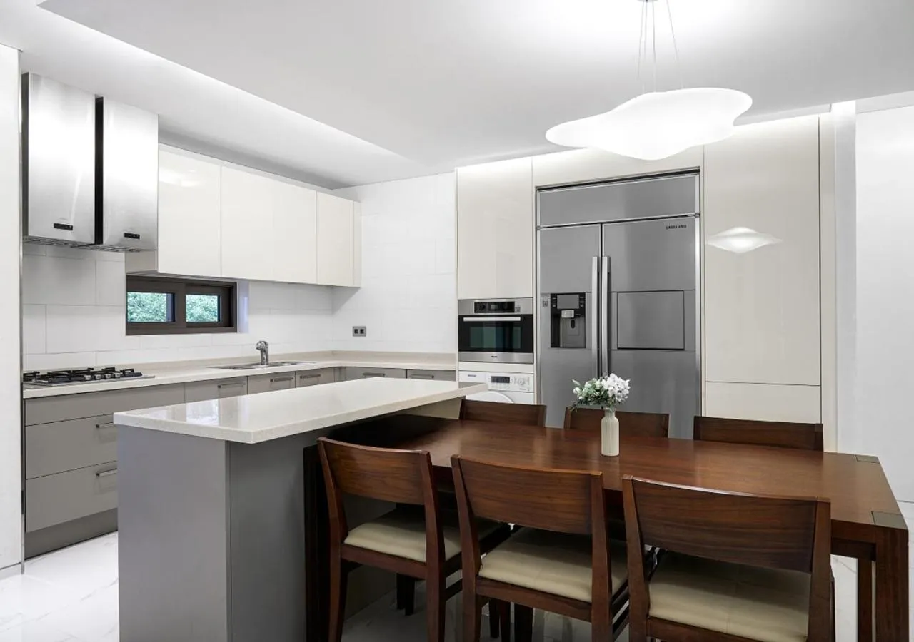 kitchen in Lotte Resort Jeju Artvillas