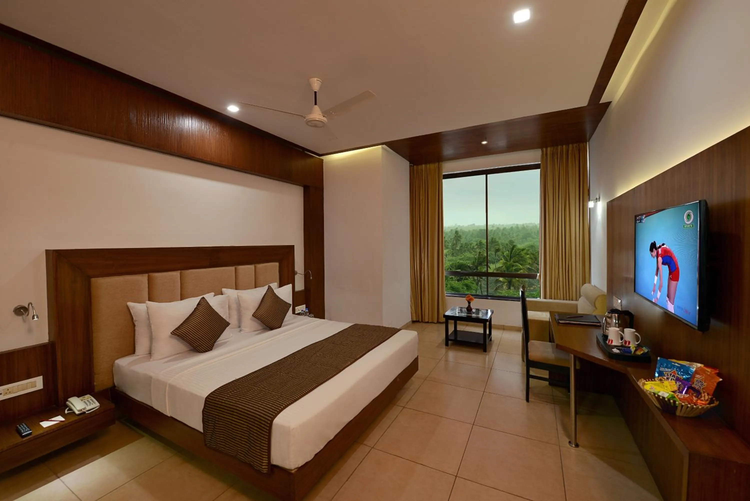Bedroom, Bed in Lords Inn Somnath