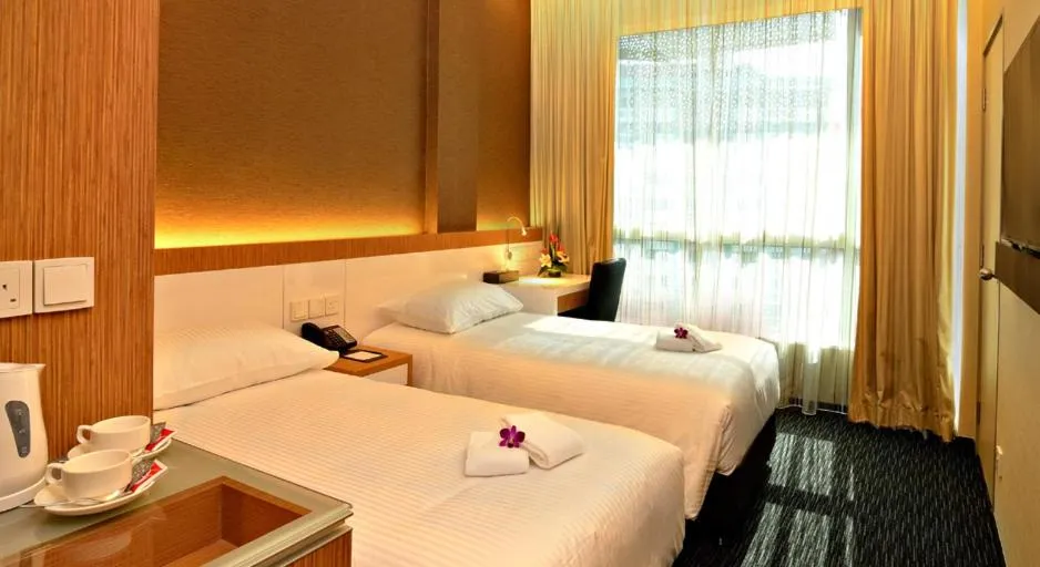 Bed in The Seacare Hotel