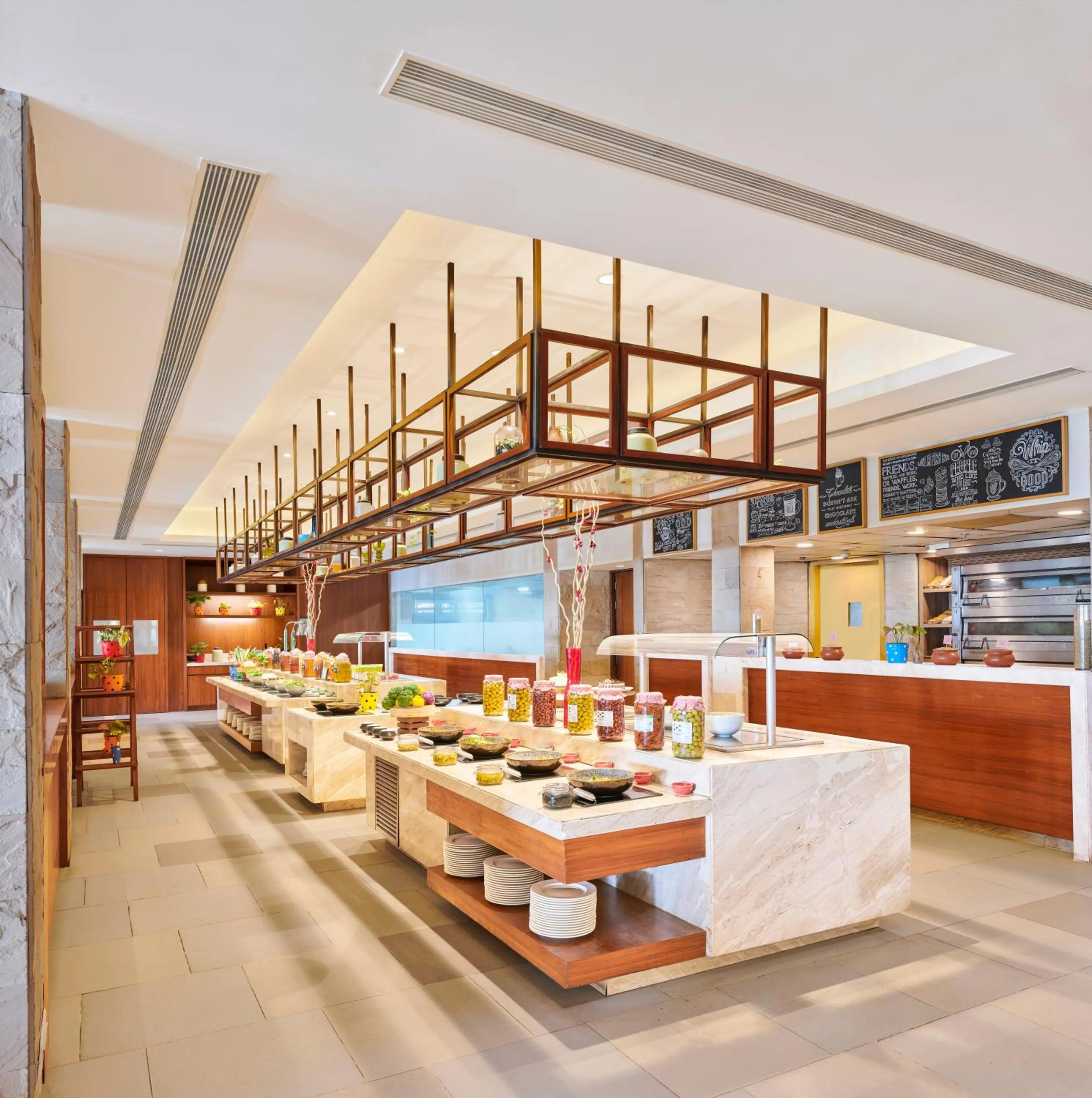 Buffet breakfast in The Resort