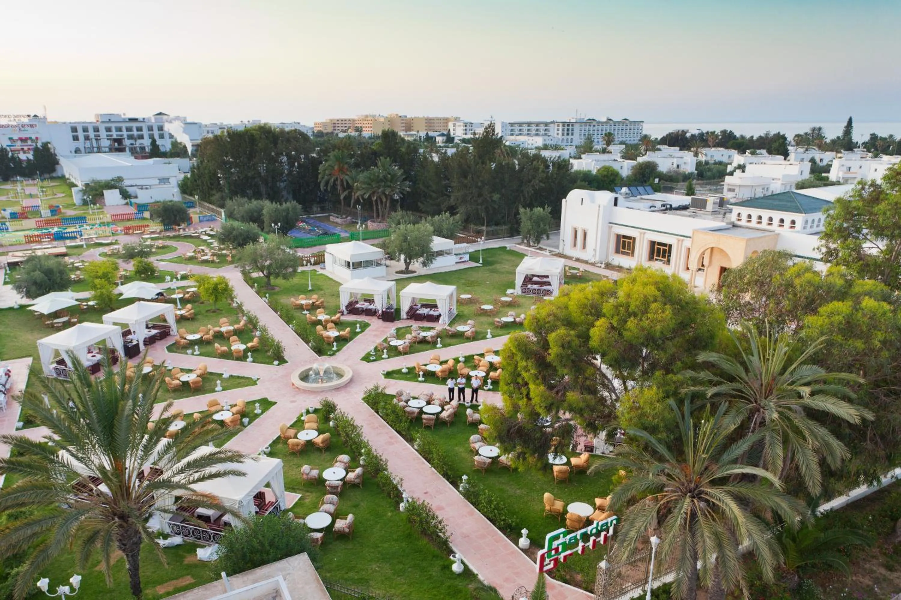 Bird's eye view in El Mouradi Club Kantaoui