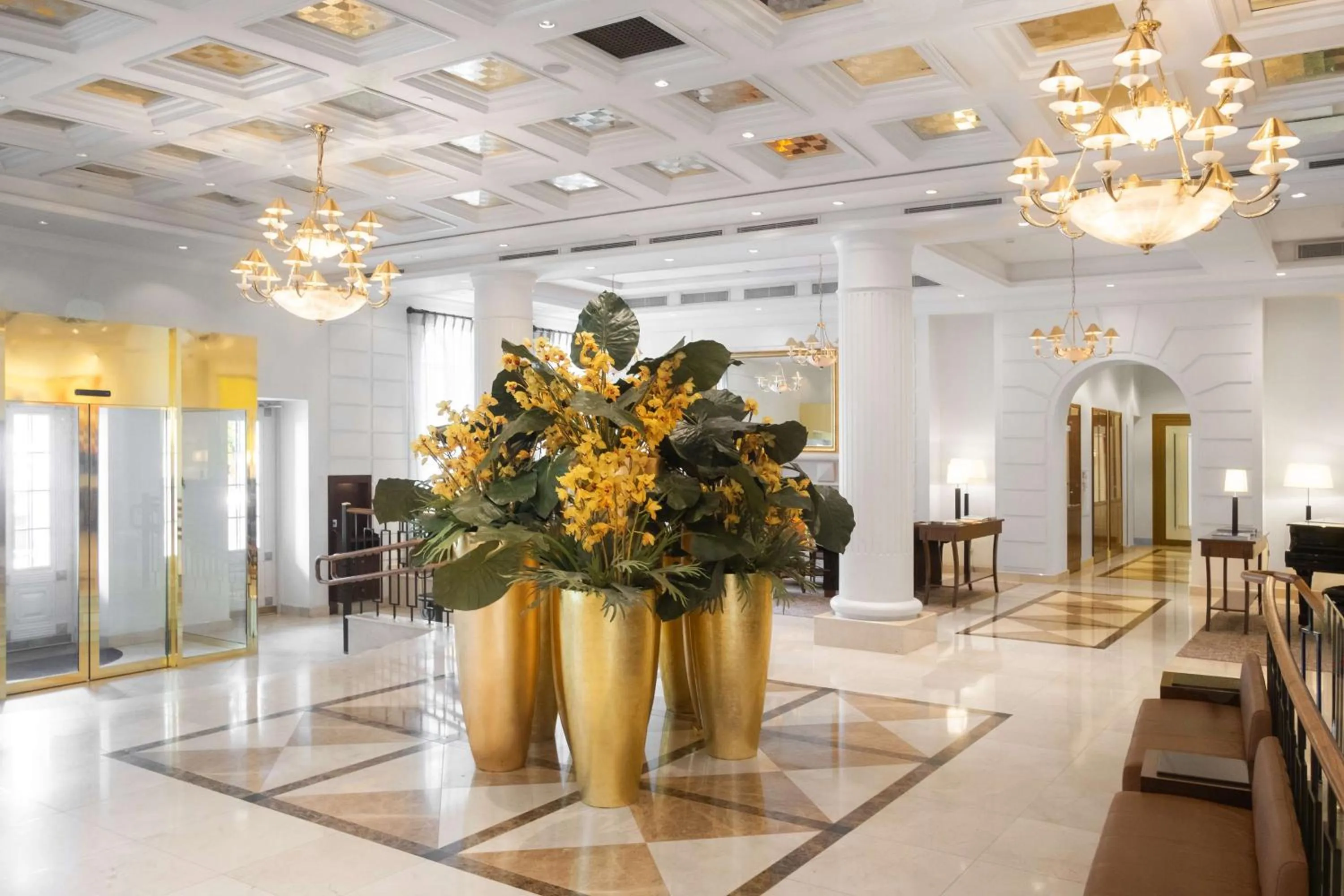 Lobby or reception in Grand Hotel Kempinski Vilnius