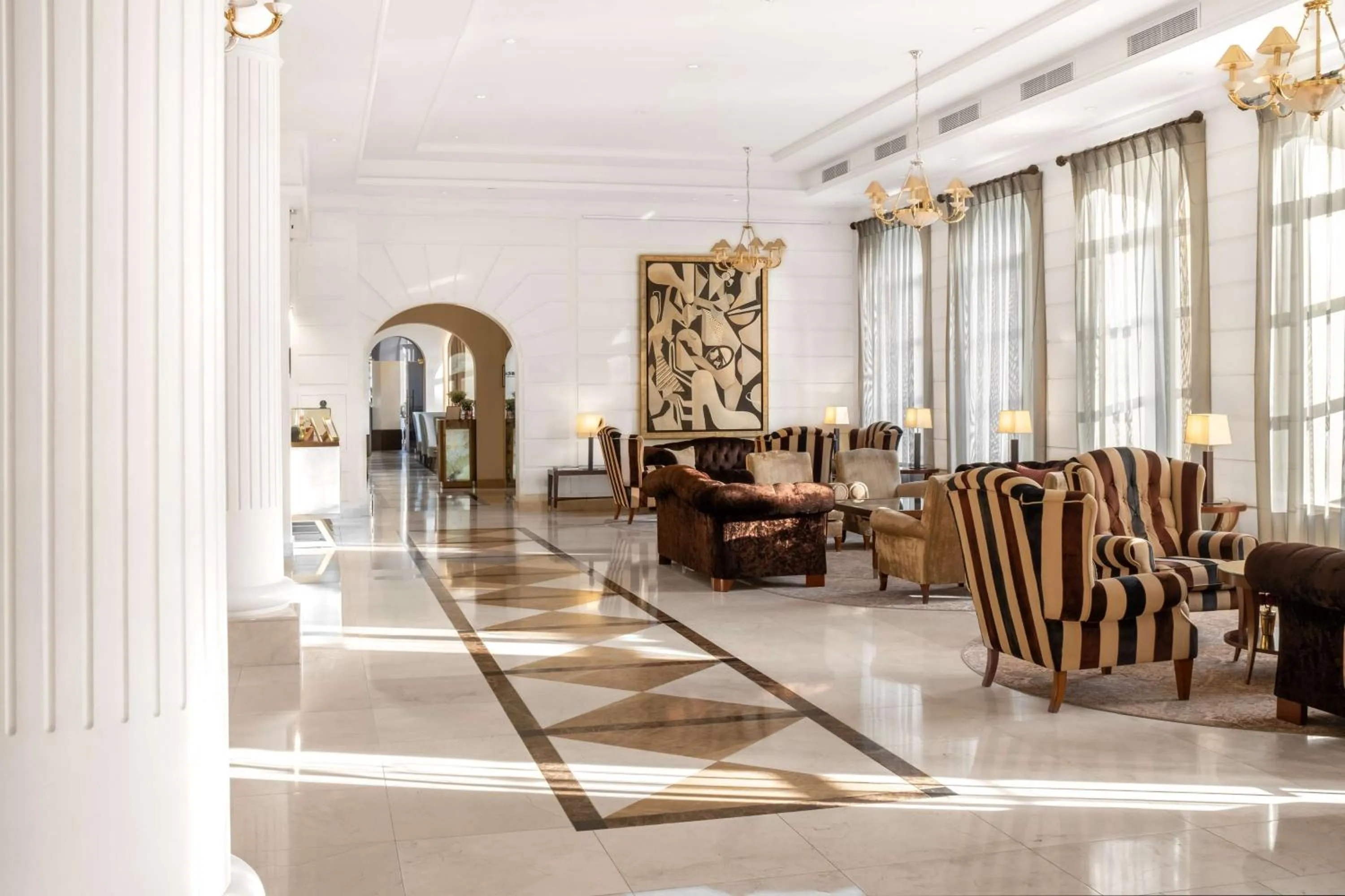 Lobby or reception in Grand Hotel Kempinski Vilnius