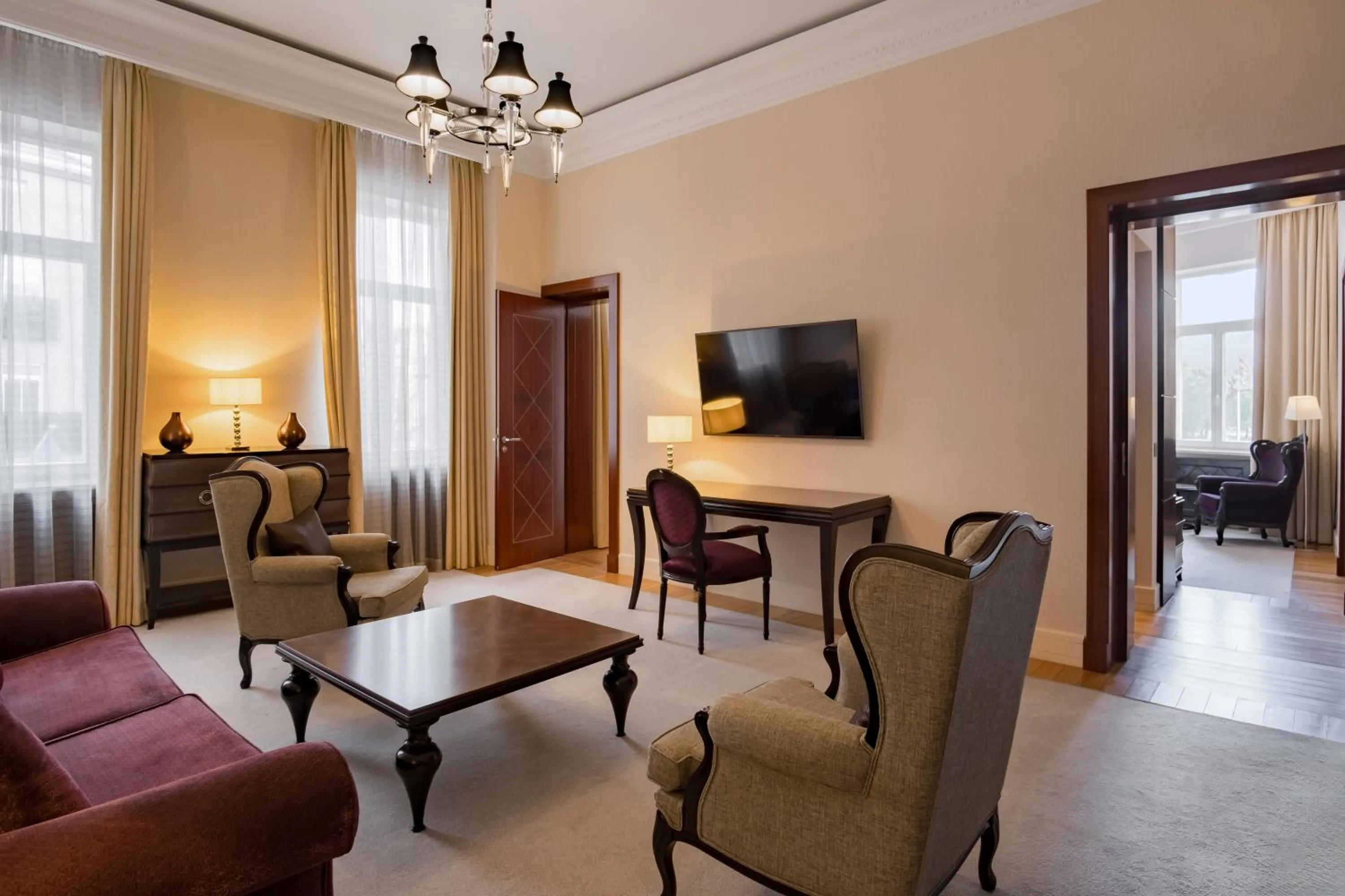 Living room in Grand Hotel Kempinski Vilnius