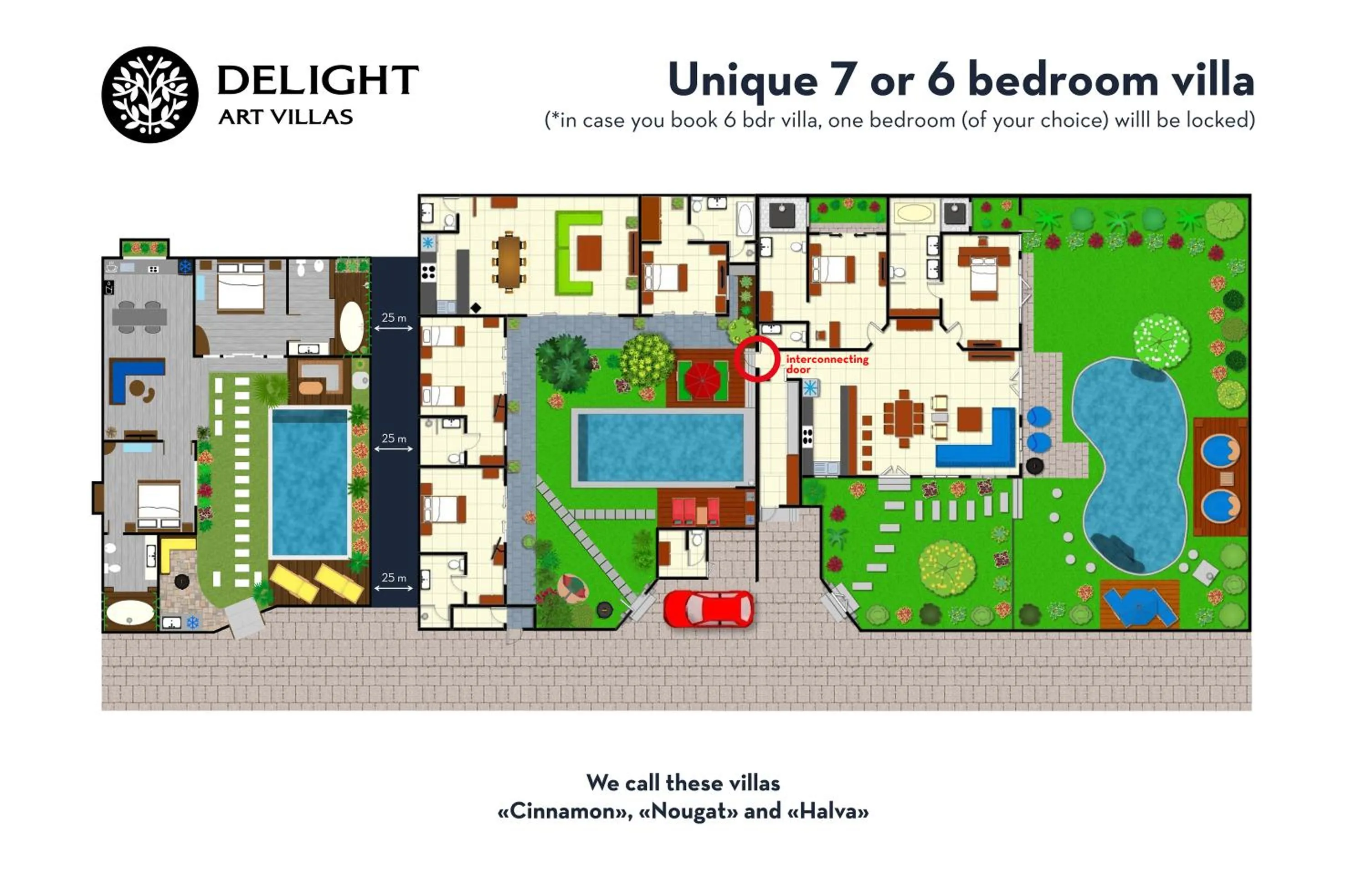 Floor plan in Delight ART Villas