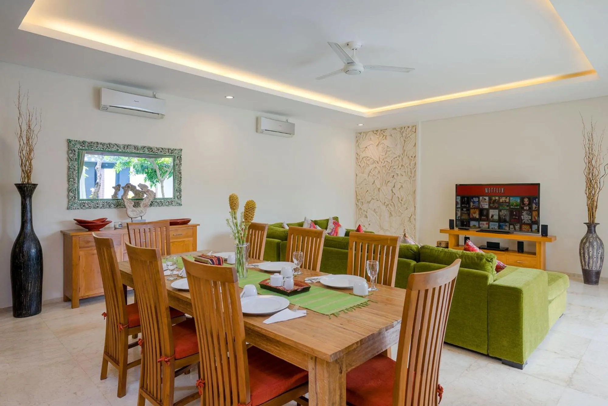 Living room in Delight ART Villas