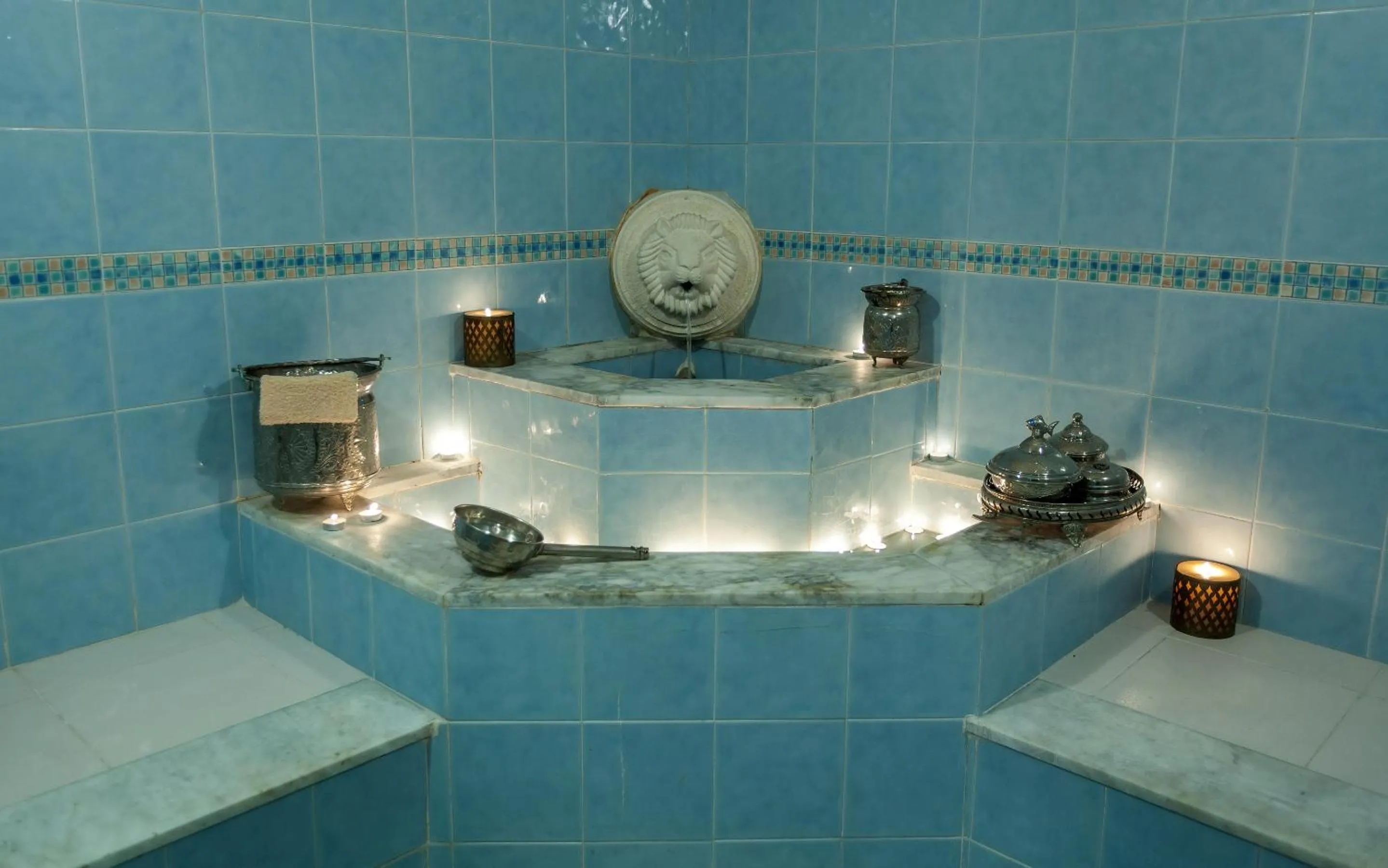 Steam room in El Mouradi Hammam Bourguiba