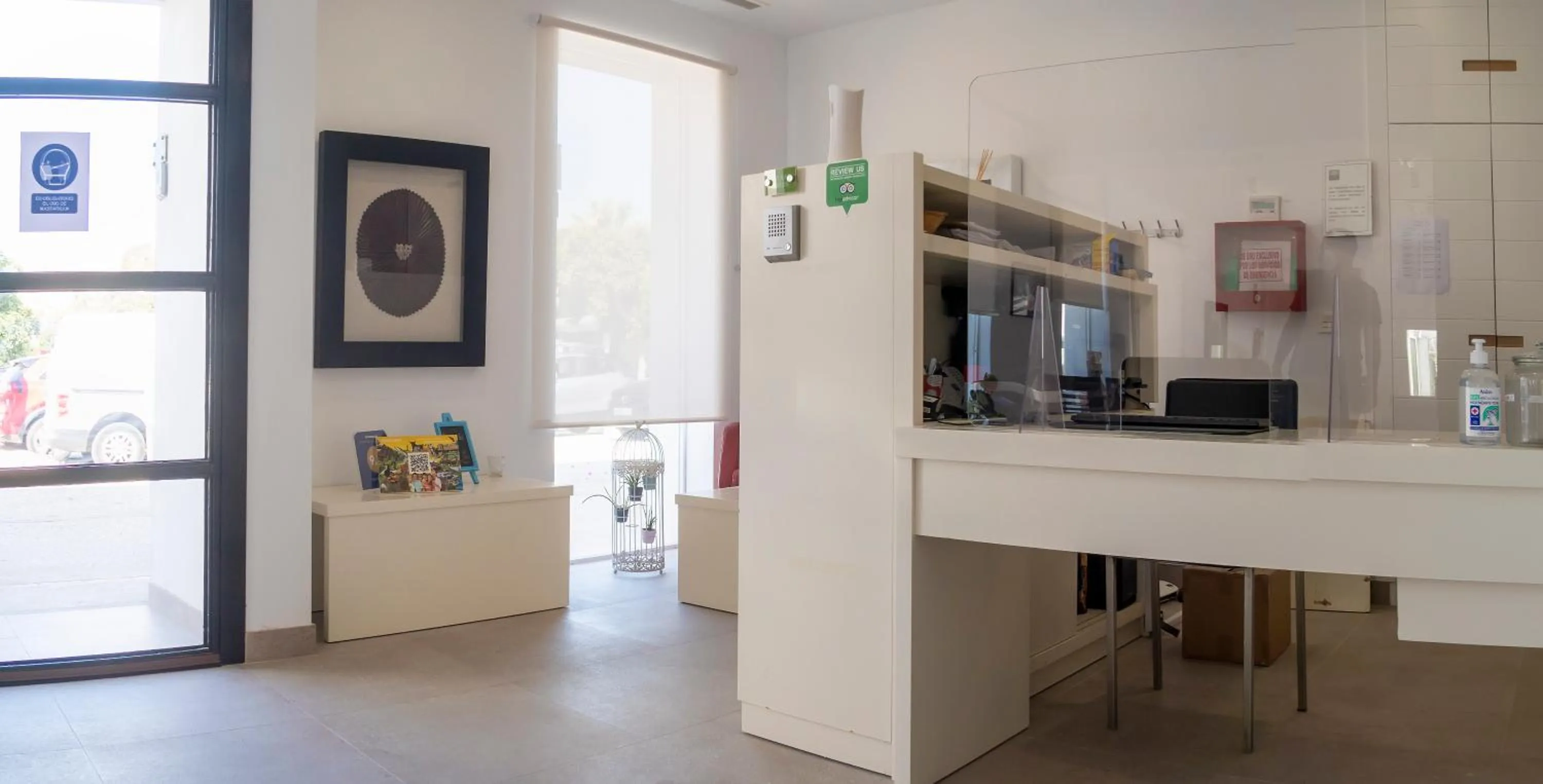 Lobby or reception in Hotel Senderos