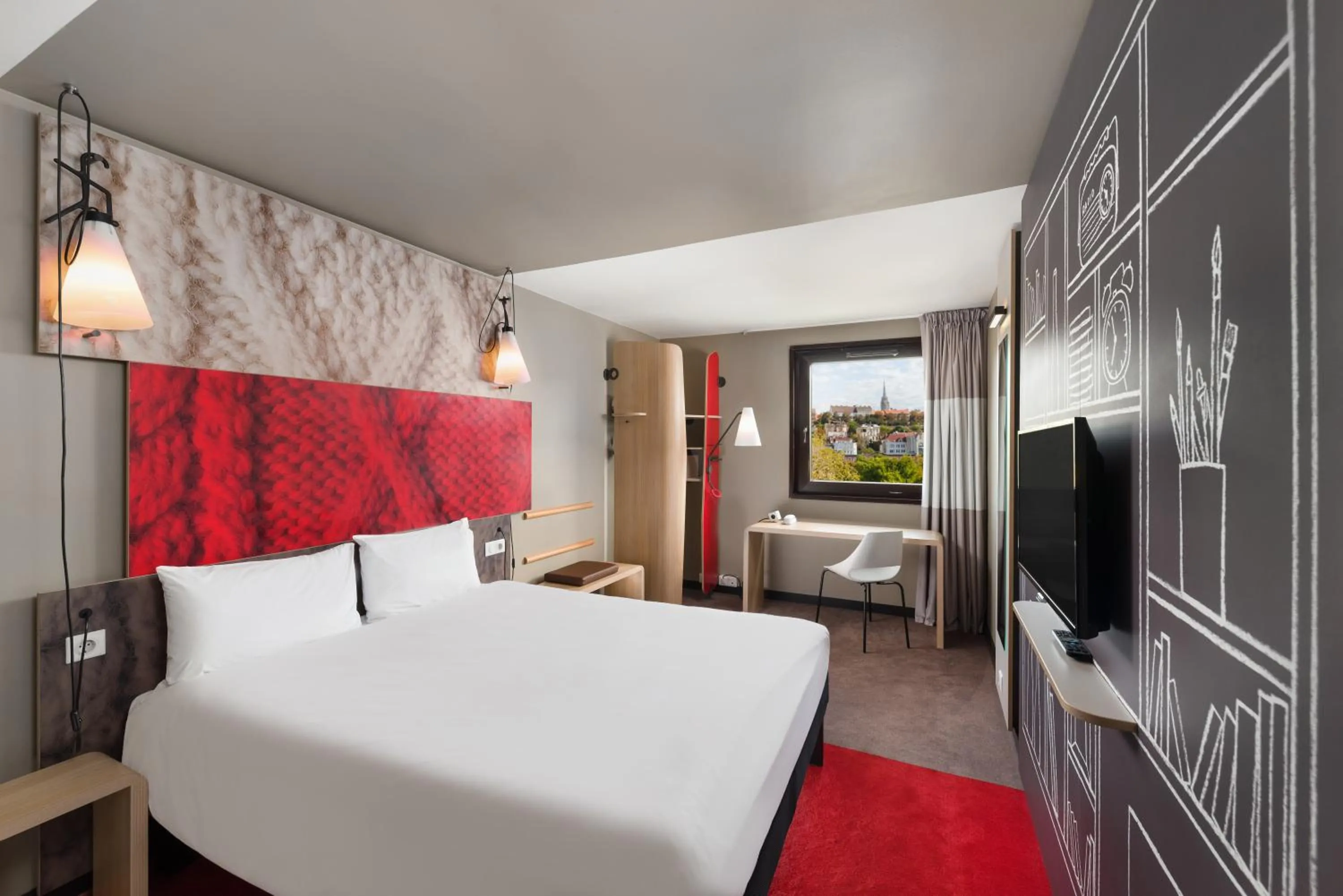 Bedroom, Bed in ibis Budapest Castle Hill