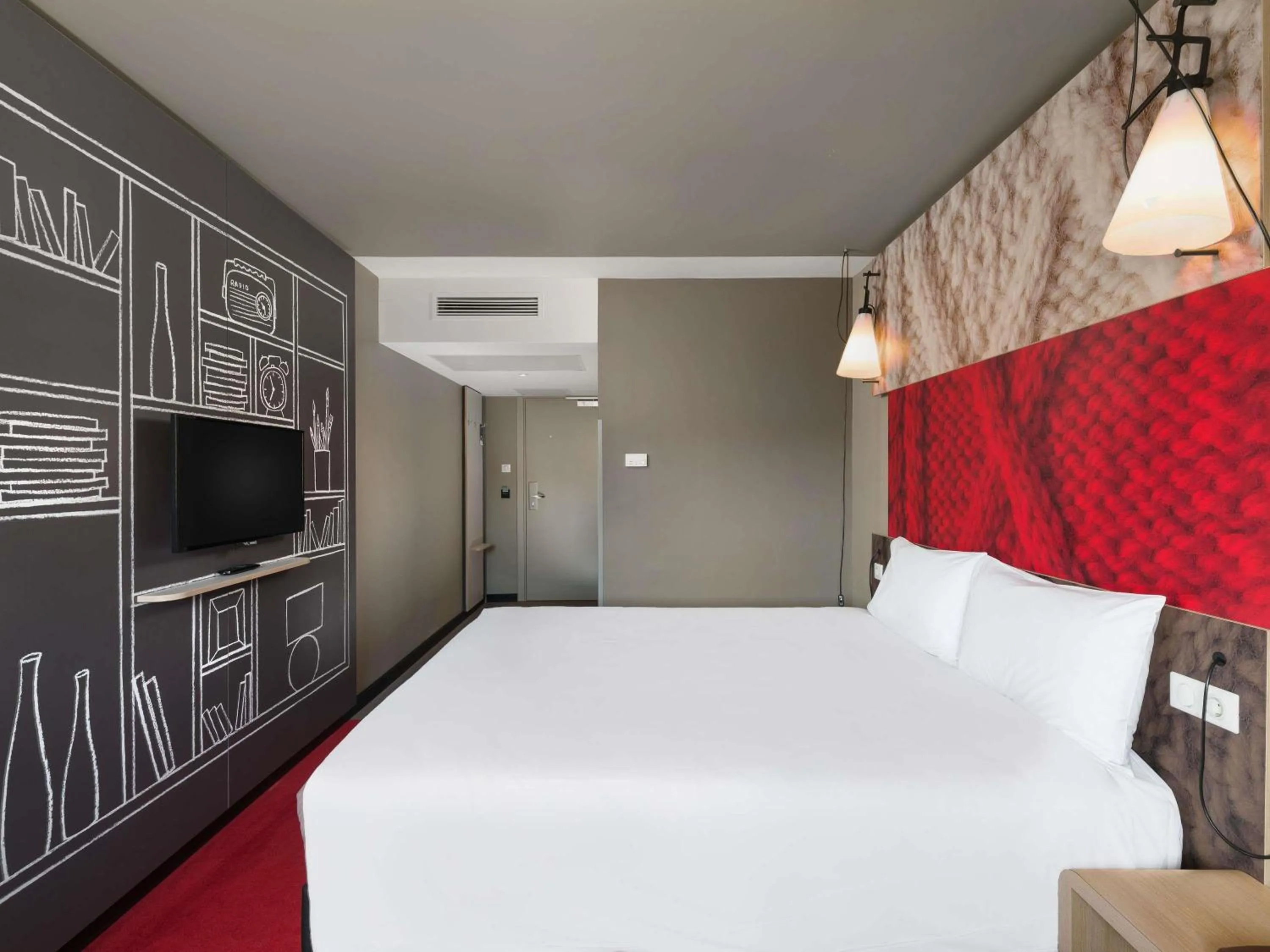 Bedroom, Bed in ibis Budapest Castle Hill