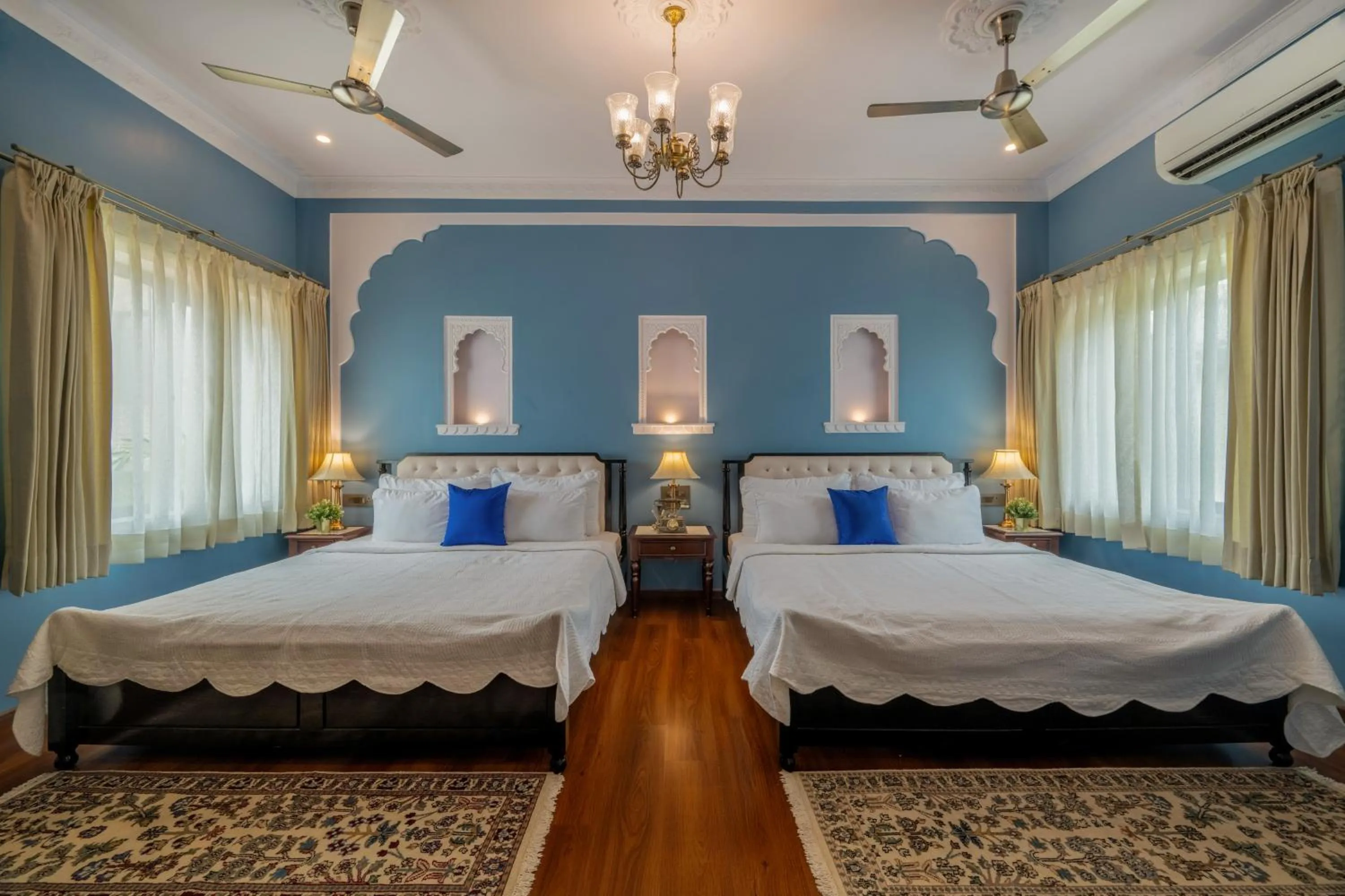 Bedroom, Bed in Dera Rawatsar - Heritage Hotel