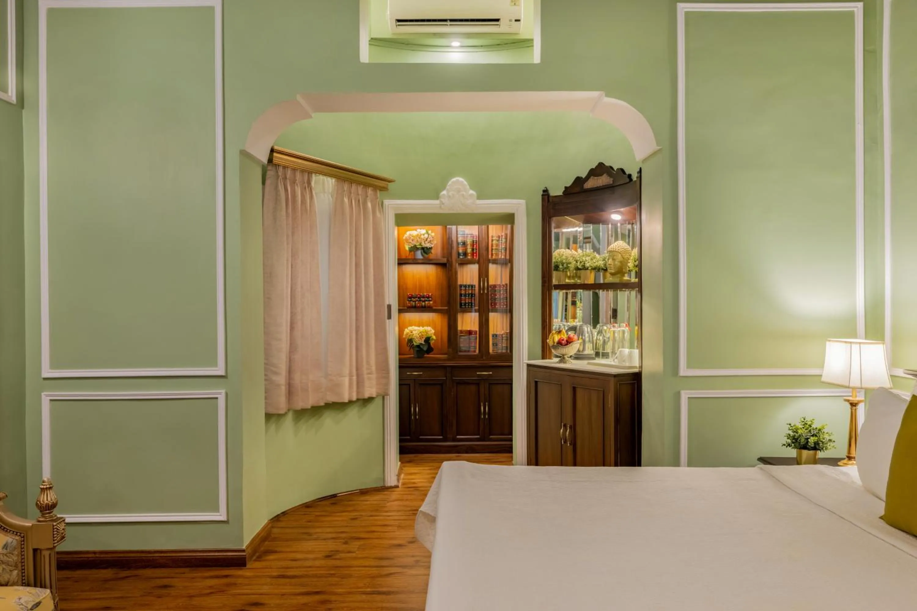 Bedroom, Bed in Dera Rawatsar - Heritage Hotel