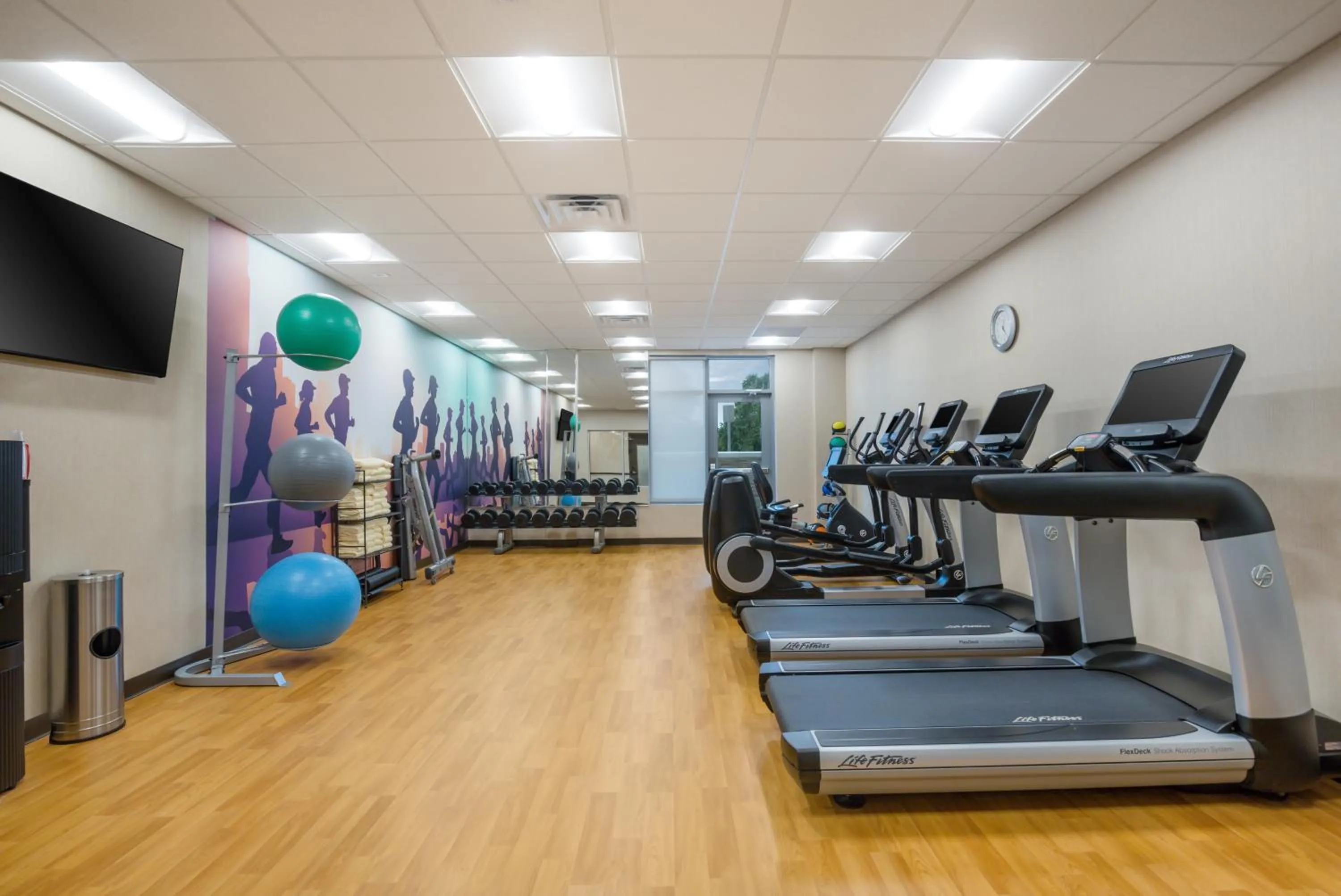Fitness centre/facilities in Hyatt Place Hampton Convention Center
