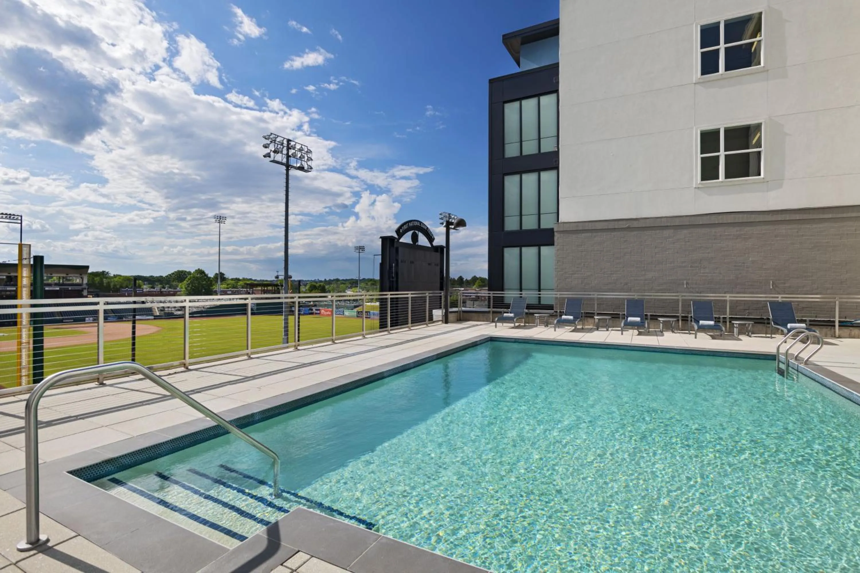Swimming pool in Hyatt Place Greensboro Downtown