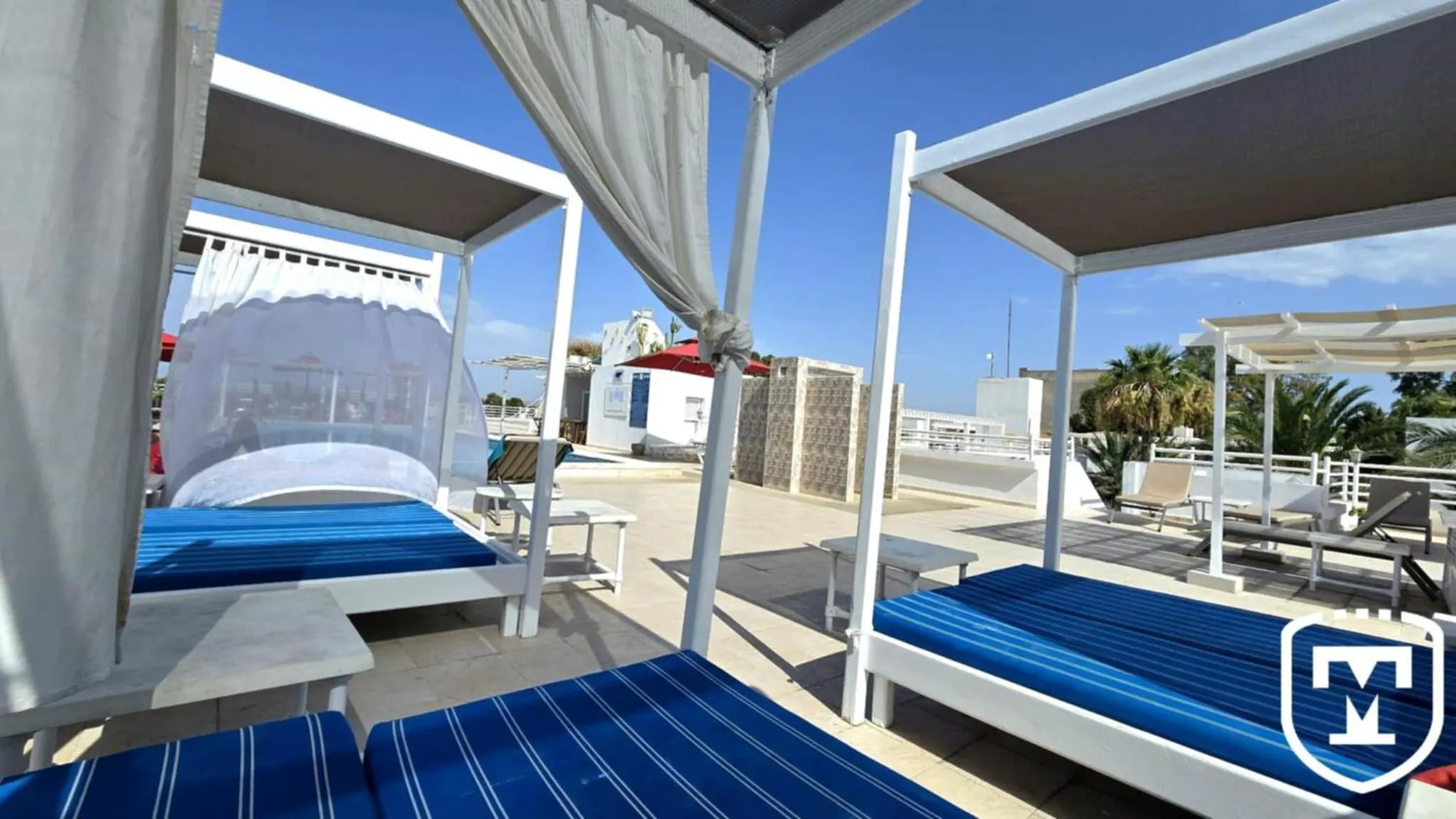 Bed in Hotel La Residence Hammamet