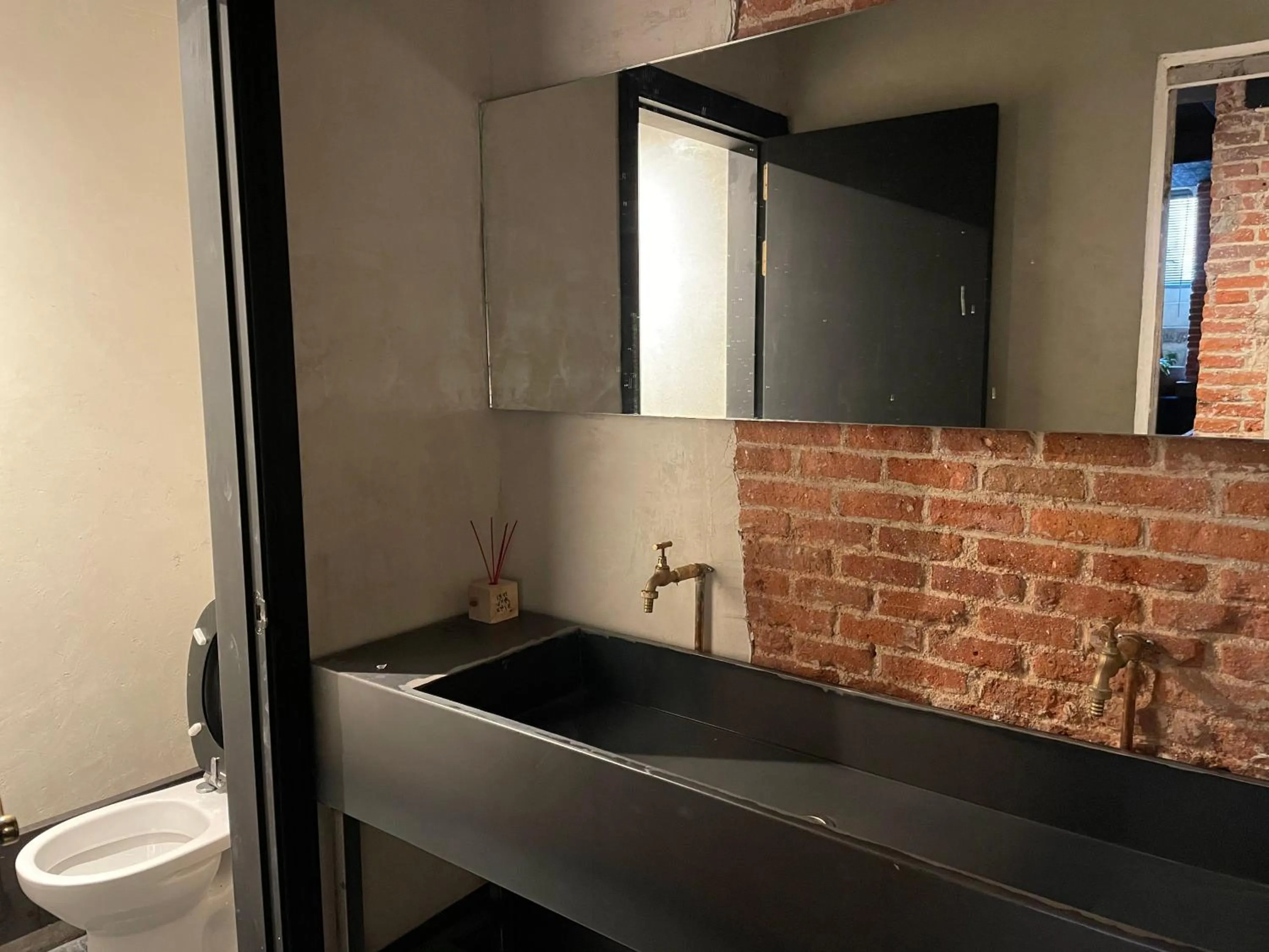 Bathroom in Safestay Madrid Central