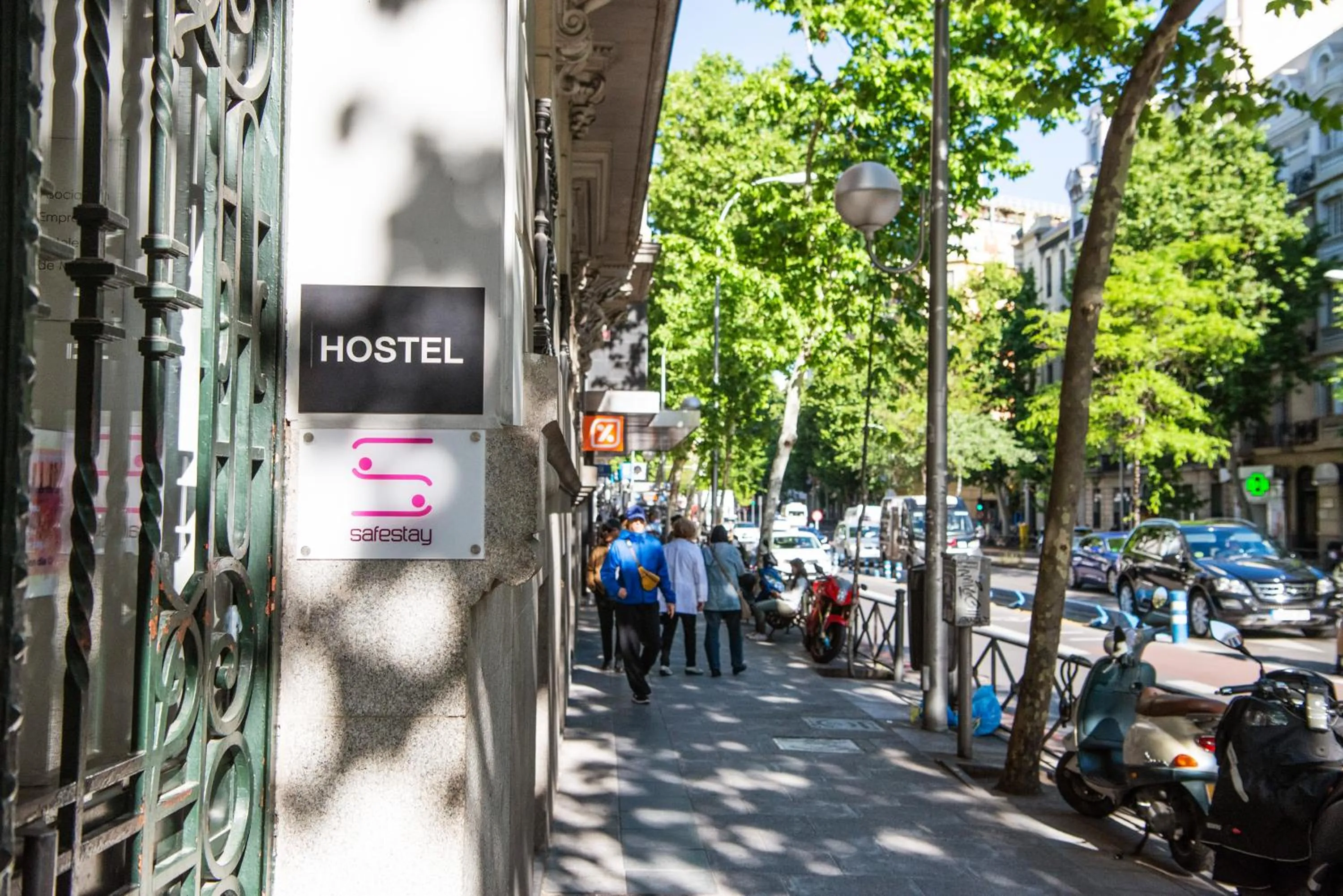 Property logo or sign in Safestay Madrid Central